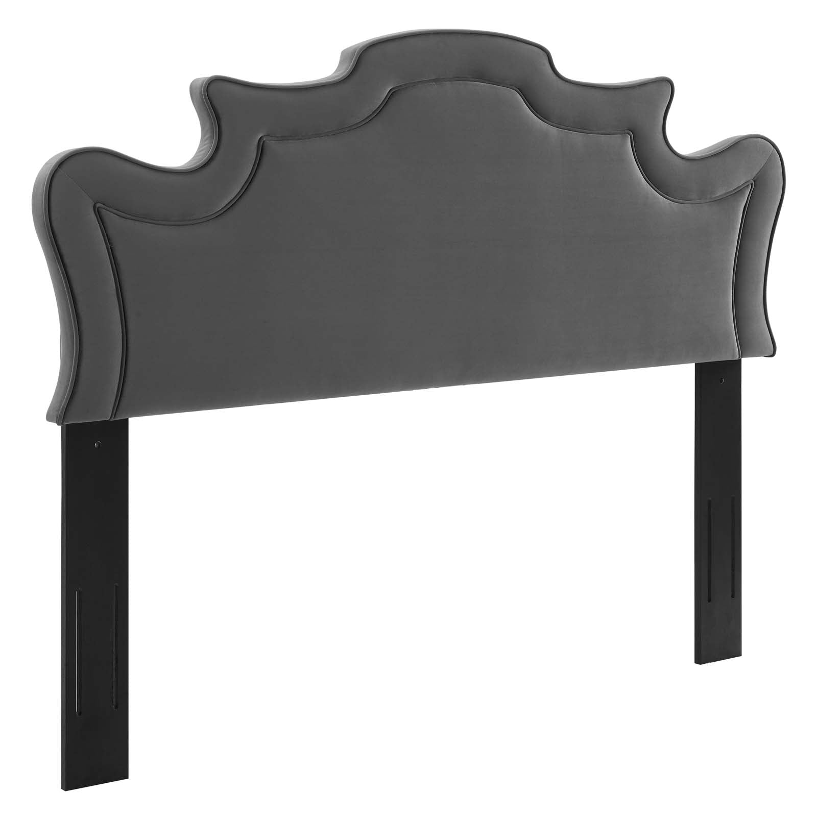 Modway Headboards - Evangeline Performance Velvet Full/Queen Headboard Charcoal