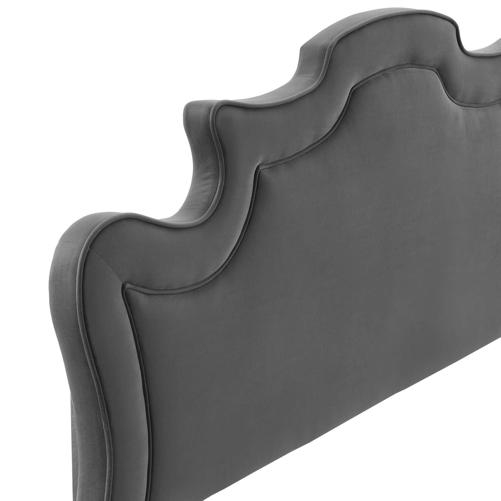 Modway Headboards - Evangeline Performance Velvet Full/Queen Headboard Charcoal