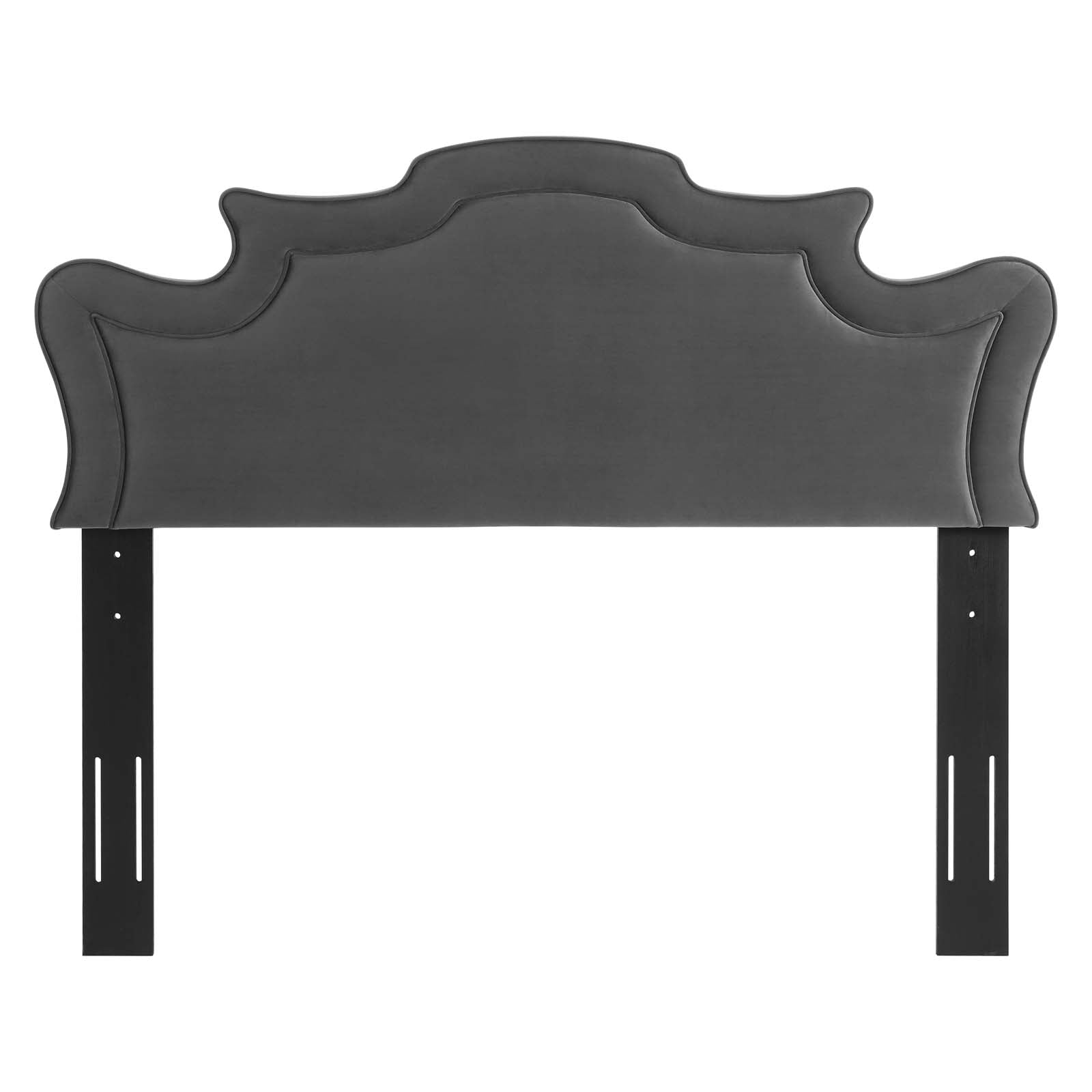 Modway Headboards - Evangeline Performance Velvet Full/Queen Headboard Charcoal
