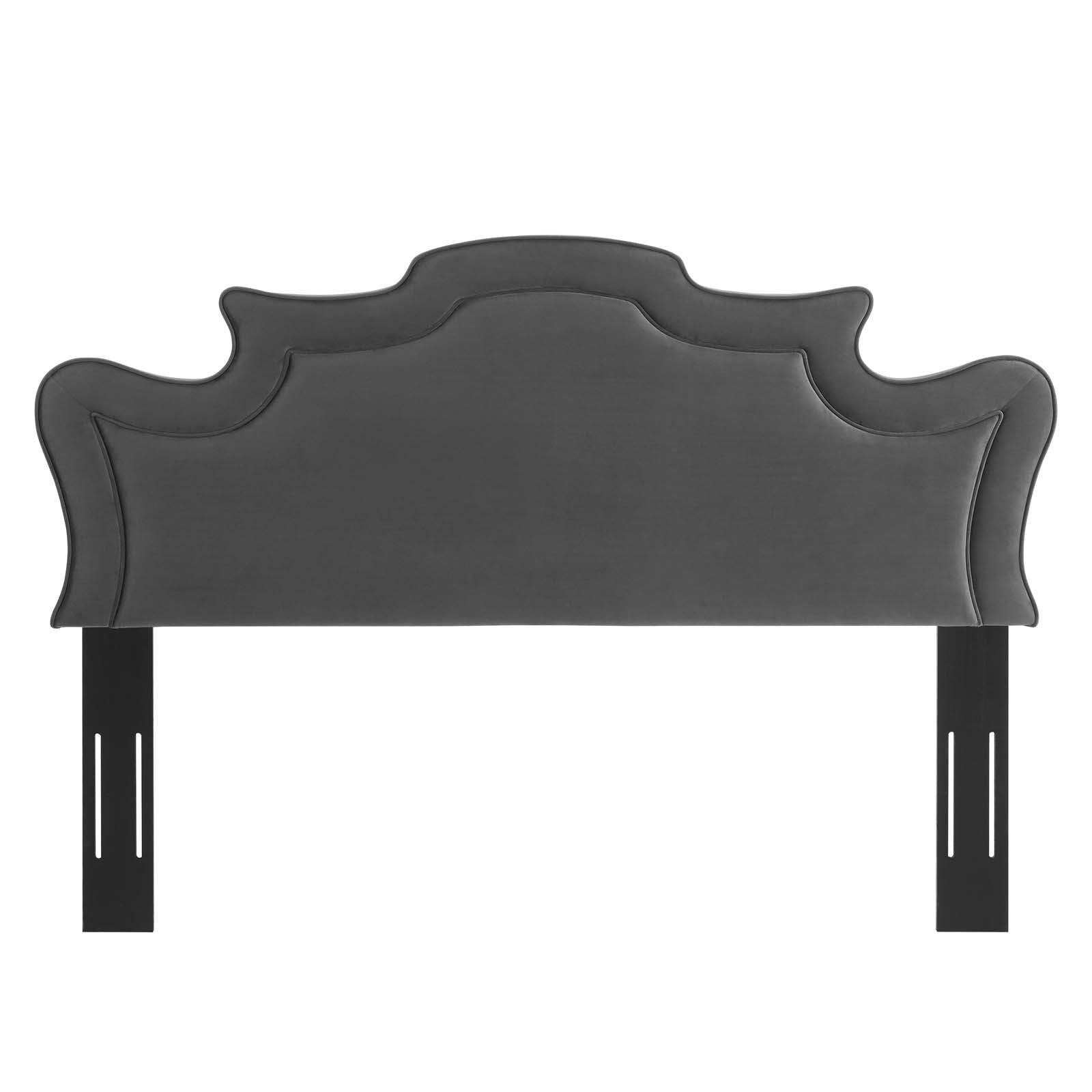 Modway Headboards - Evangeline Performance Velvet Full/Queen Headboard Charcoal