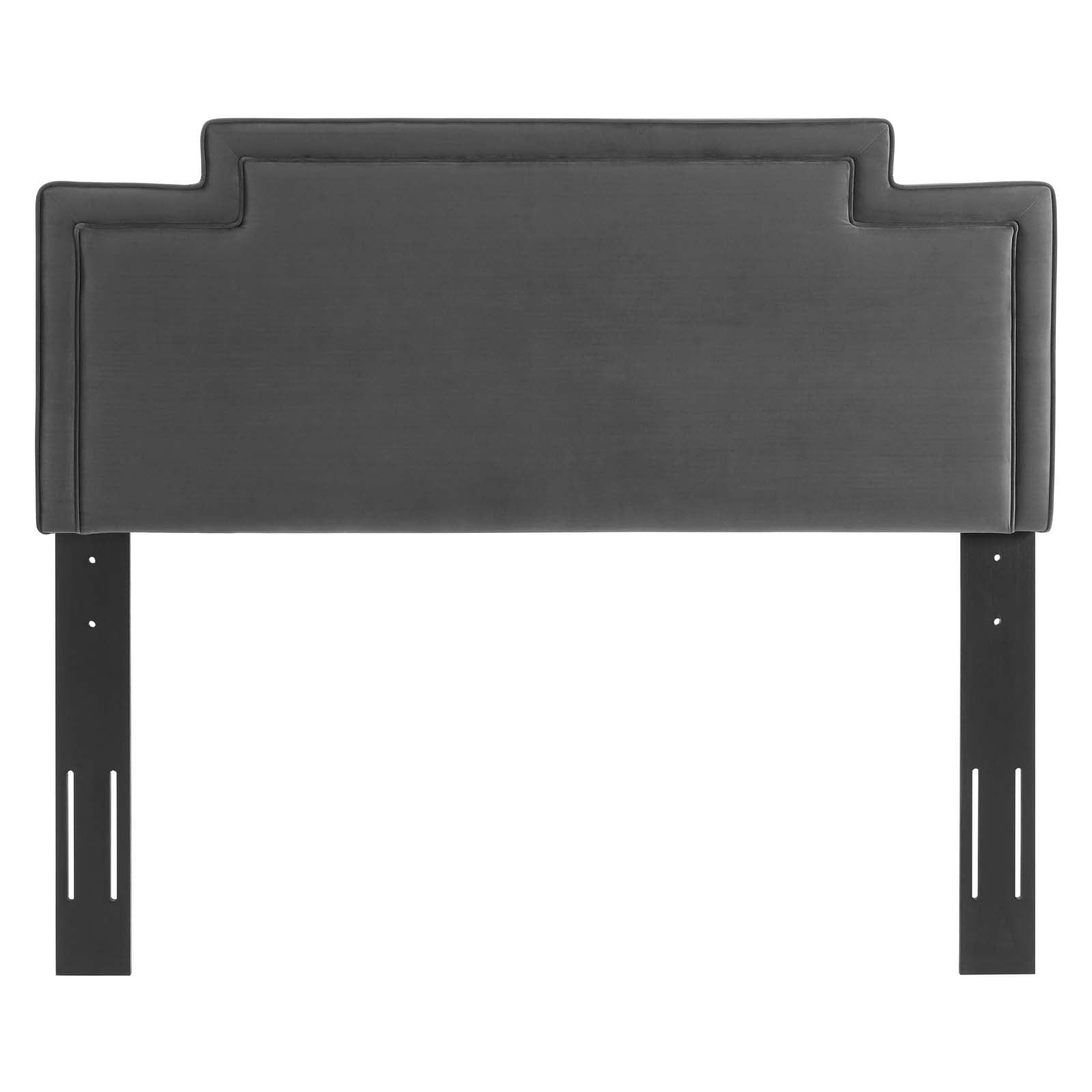 Modway Headboards - Transfix Performance Velvet Full/Queen Headboard Charcoal