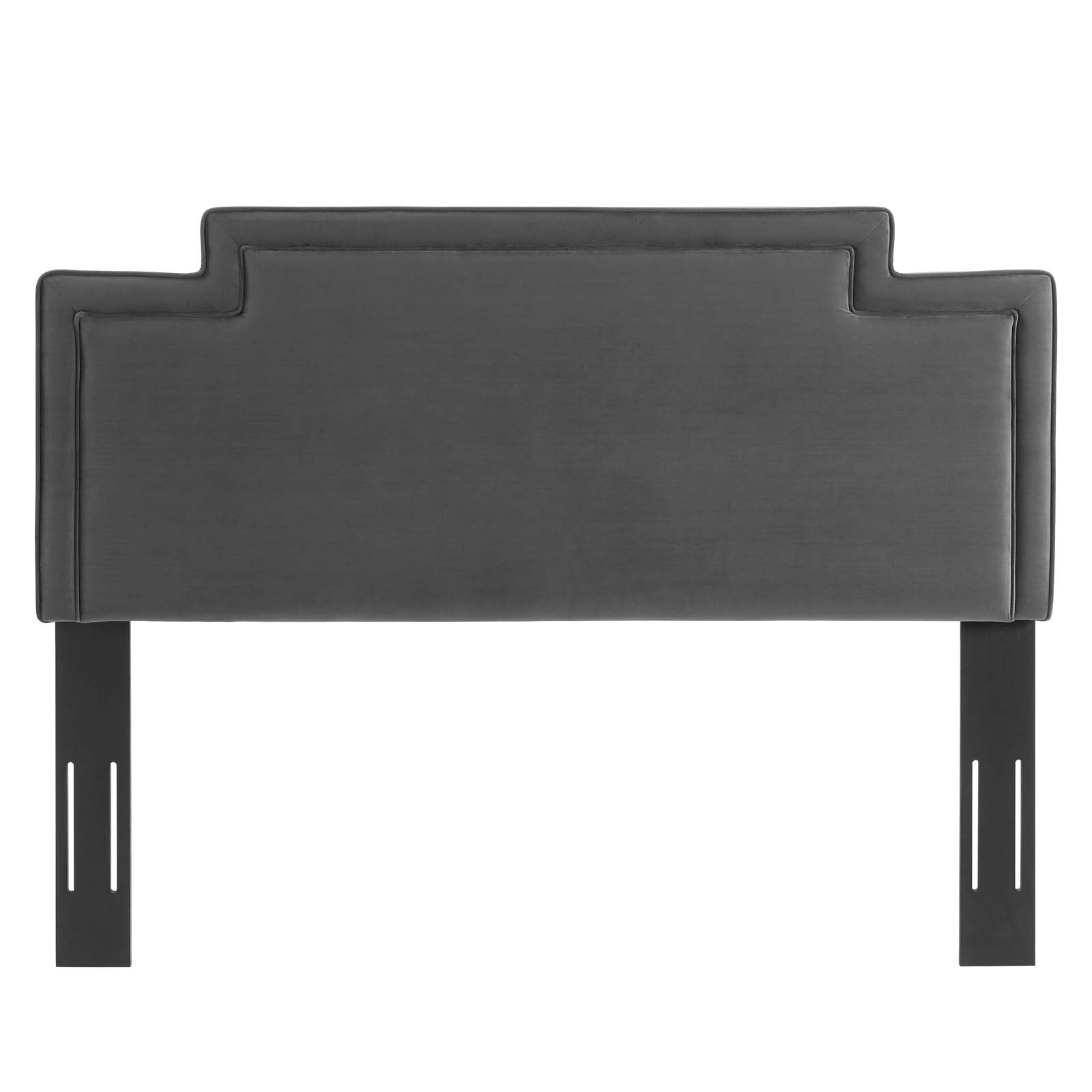 Modway Headboards - Transfix Performance Velvet Full/Queen Headboard Charcoal