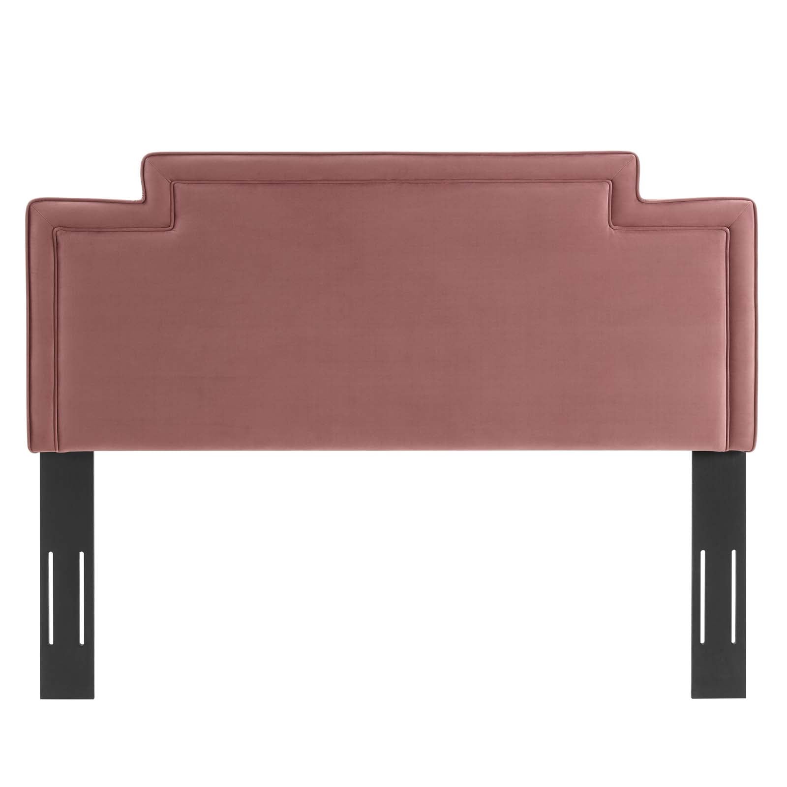 Modway Headboards - Transfix Performance Velvet Full/Queen Headboard Dusty Rose
