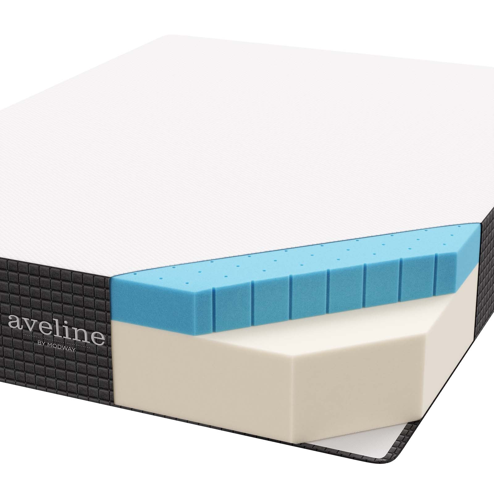 Modway Mattresses - Aveline 12" Memory Foam Twin Mattress White