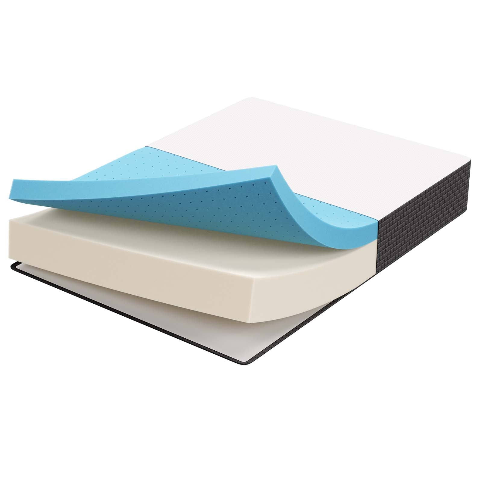Modway Mattresses - Aveline 12" Memory Foam Twin Mattress White
