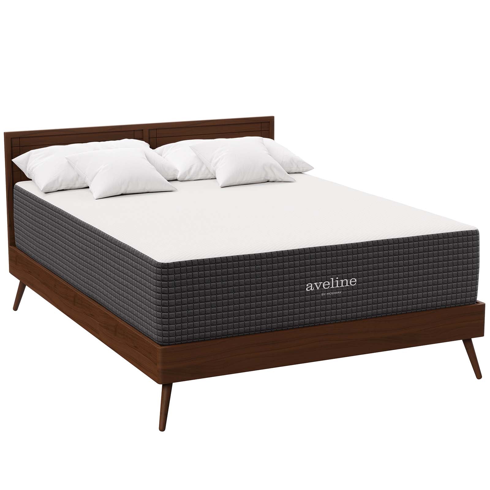 Modway Mattresses - Aveline 14" Memory Foam Queen Mattress White