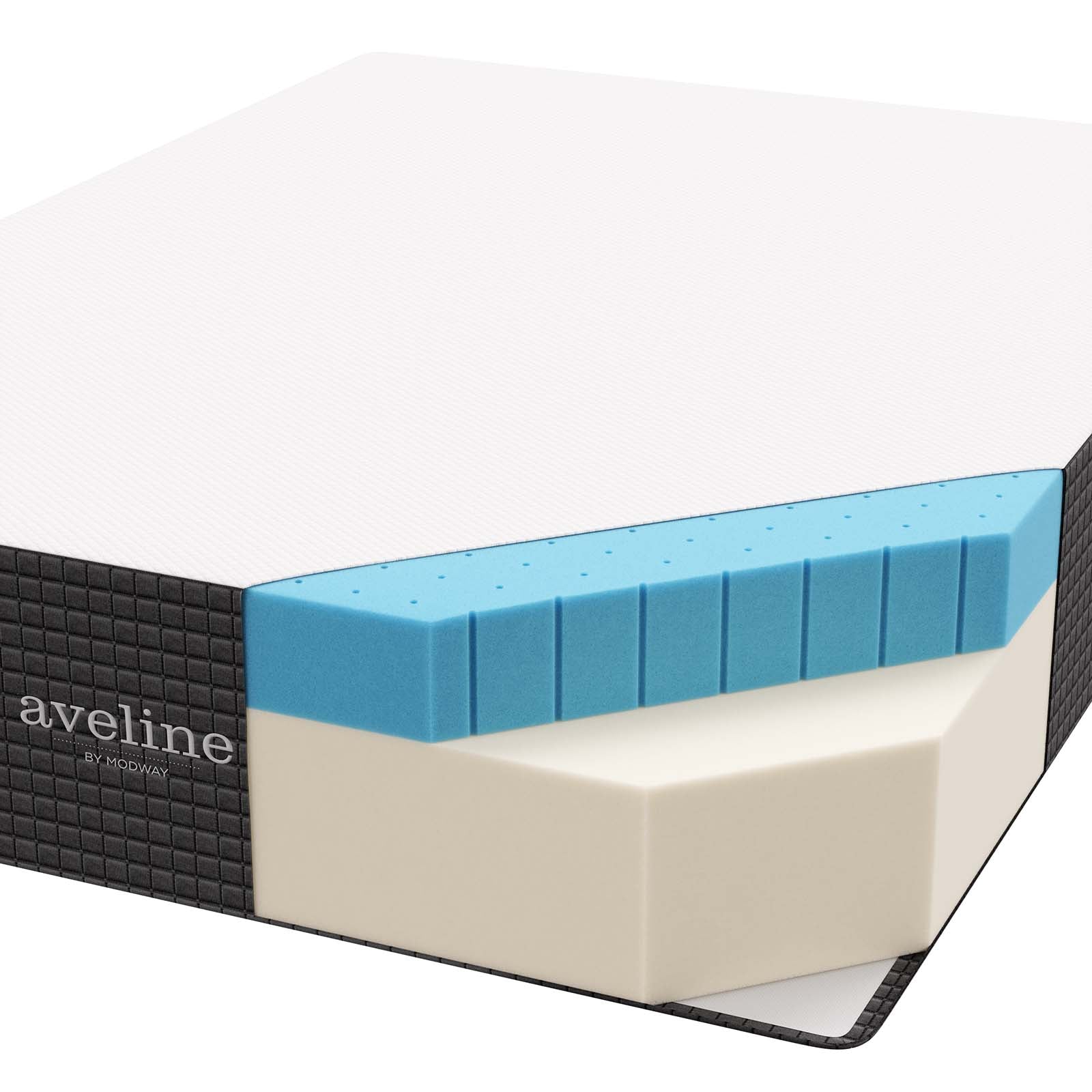 Modway Mattresses - Aveline 14" Memory Foam Queen Mattress White