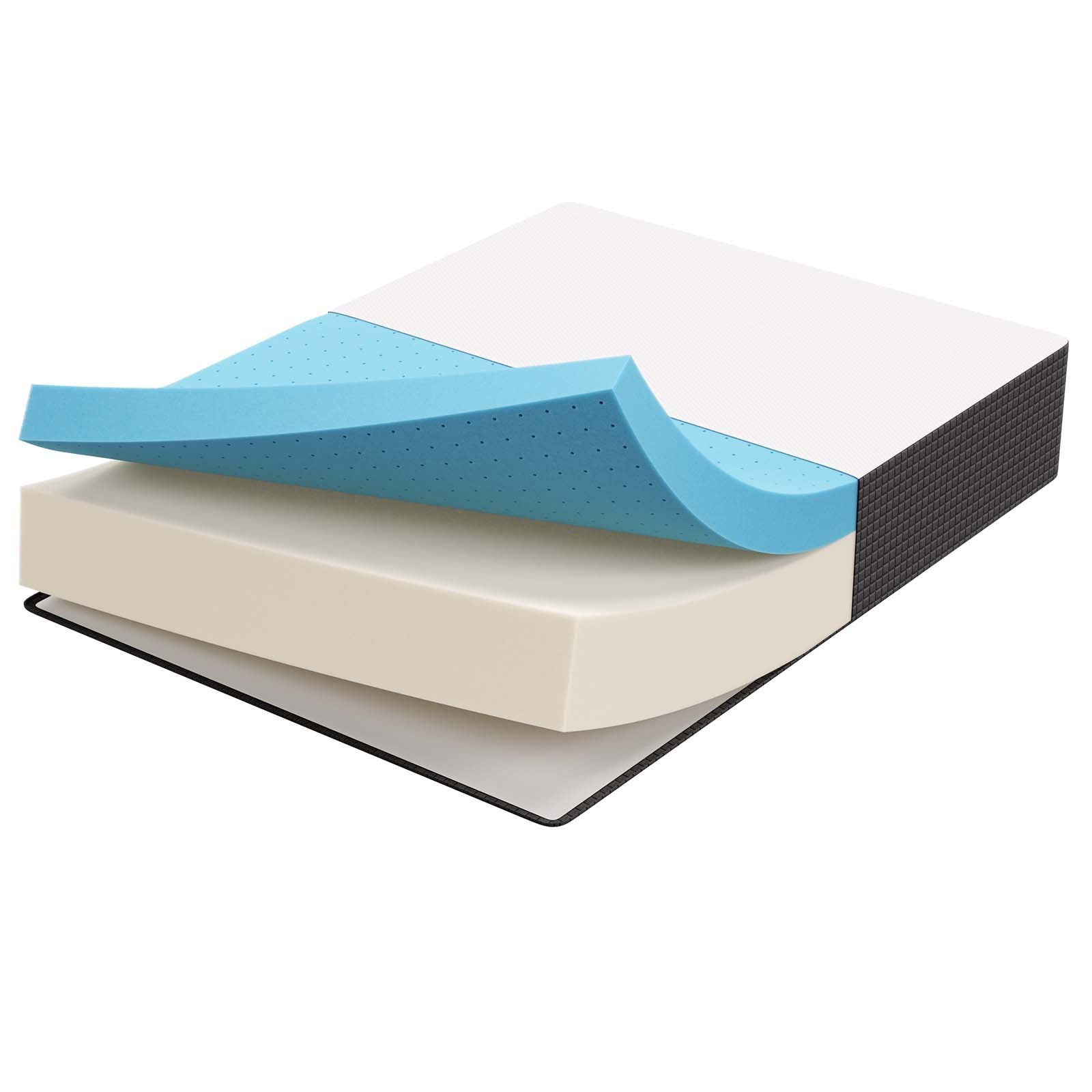 Modway Mattresses - Aveline 14" Memory Foam Queen Mattress White