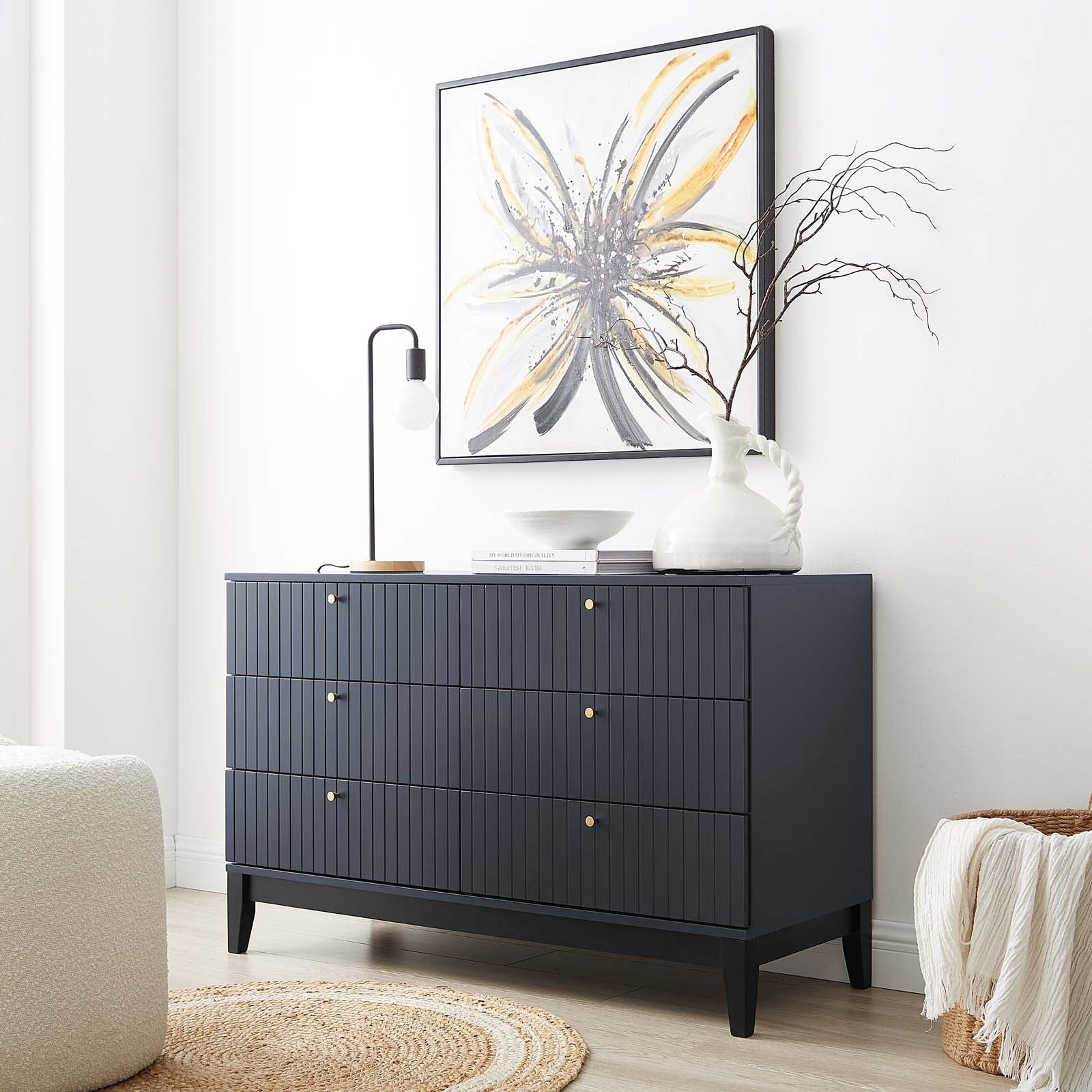 Modway Dressers - Dakota Dresser Blue