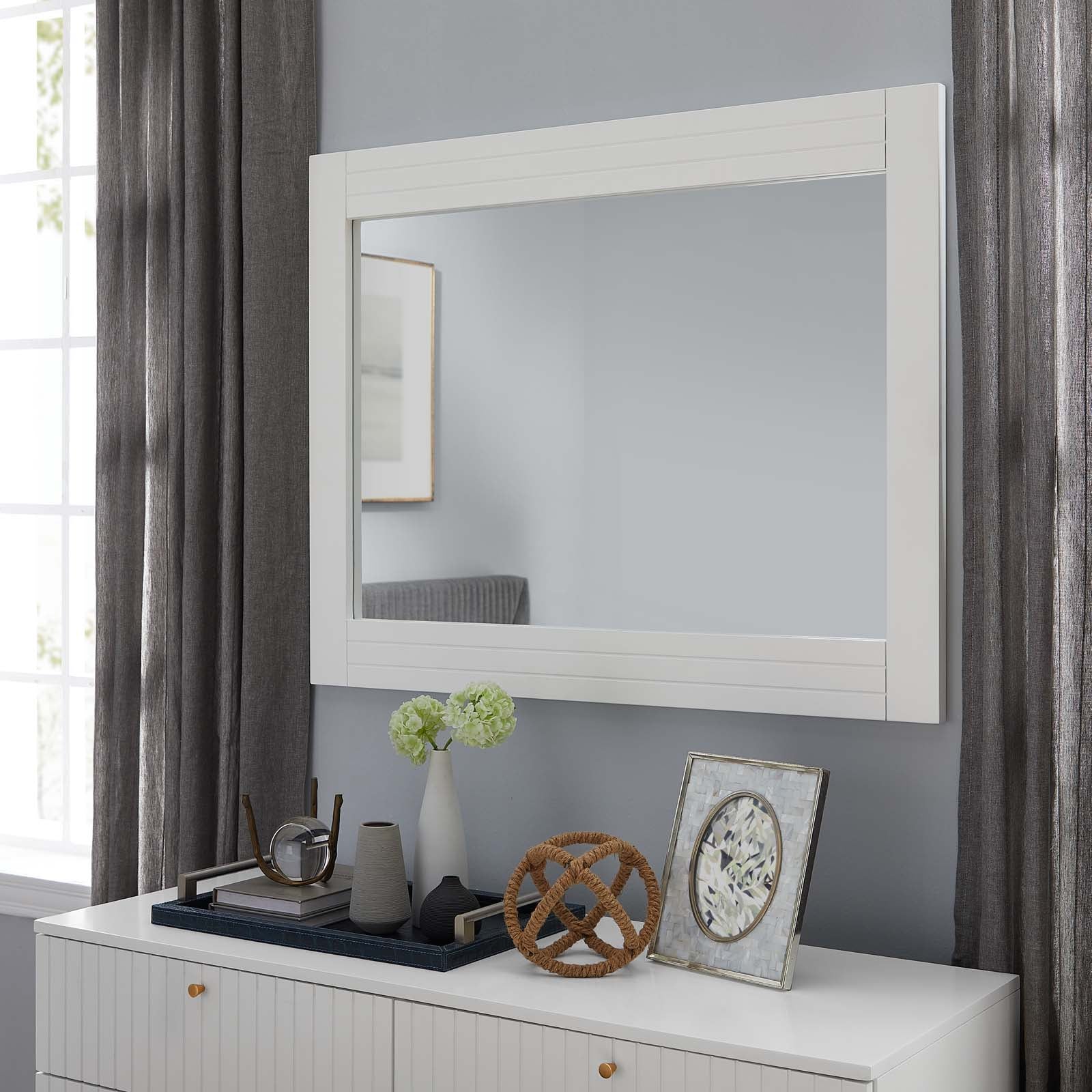 Modway Mirrors - Dakota Mirror White