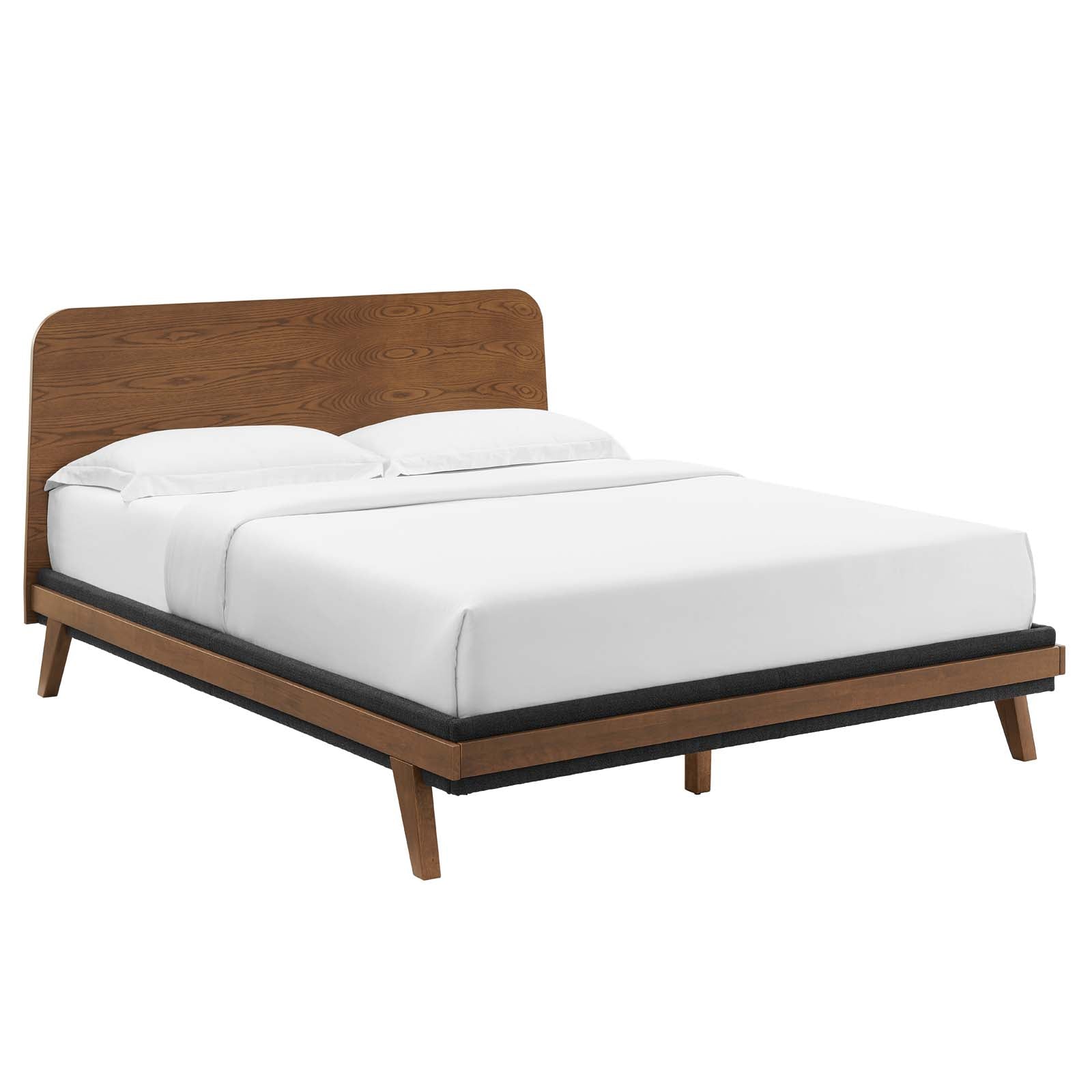 Modway Beds - Dylan Queen Platform Bed Walnut