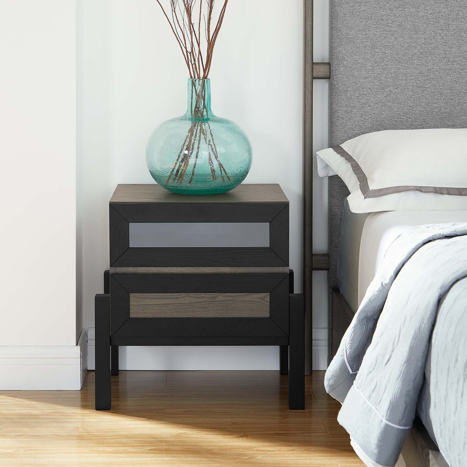 Modway Nightstands & Side Tables - Merritt Nightstand Oak