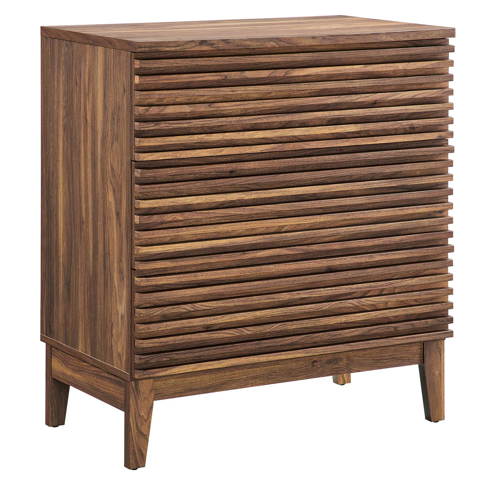 Modway Chest of Drawers - Render 3-Drawer Bachelor'S Chest Walnut