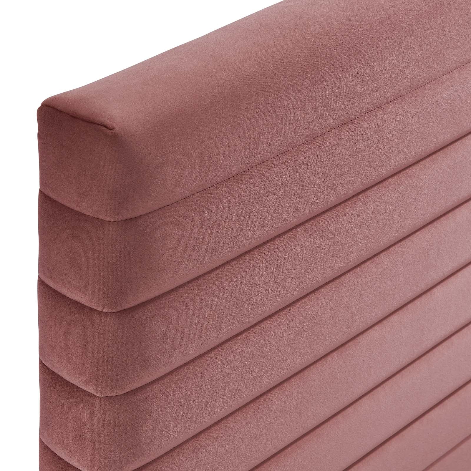 Modway Headboards - Tranquil Twin Headboard Dusty Rose