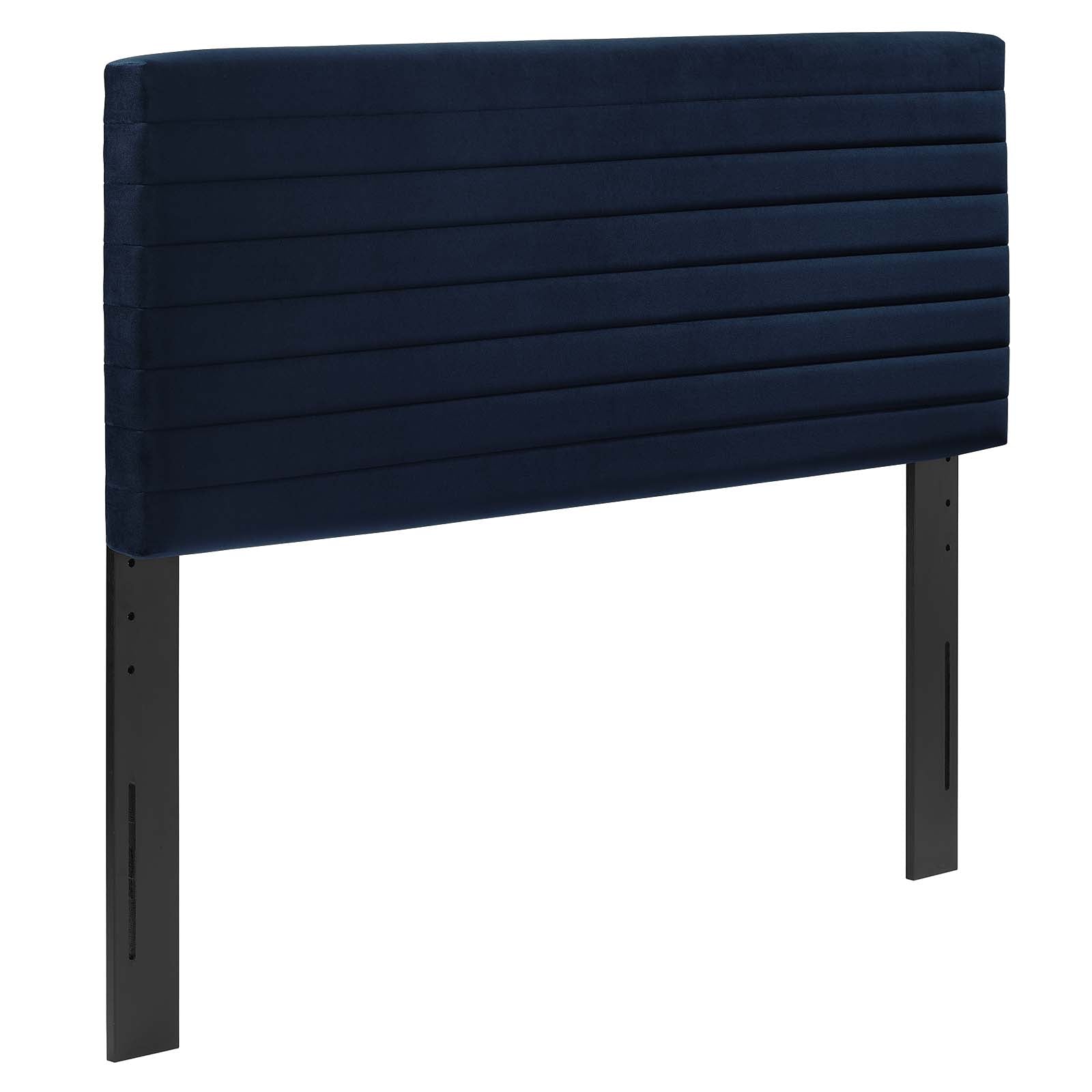 Modway Headboards - Tranquil Twin Headboard Midnight Blue
