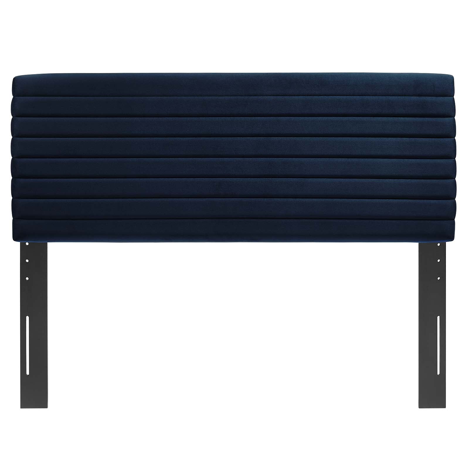 Modway Headboards - Tranquil Twin Headboard Midnight Blue