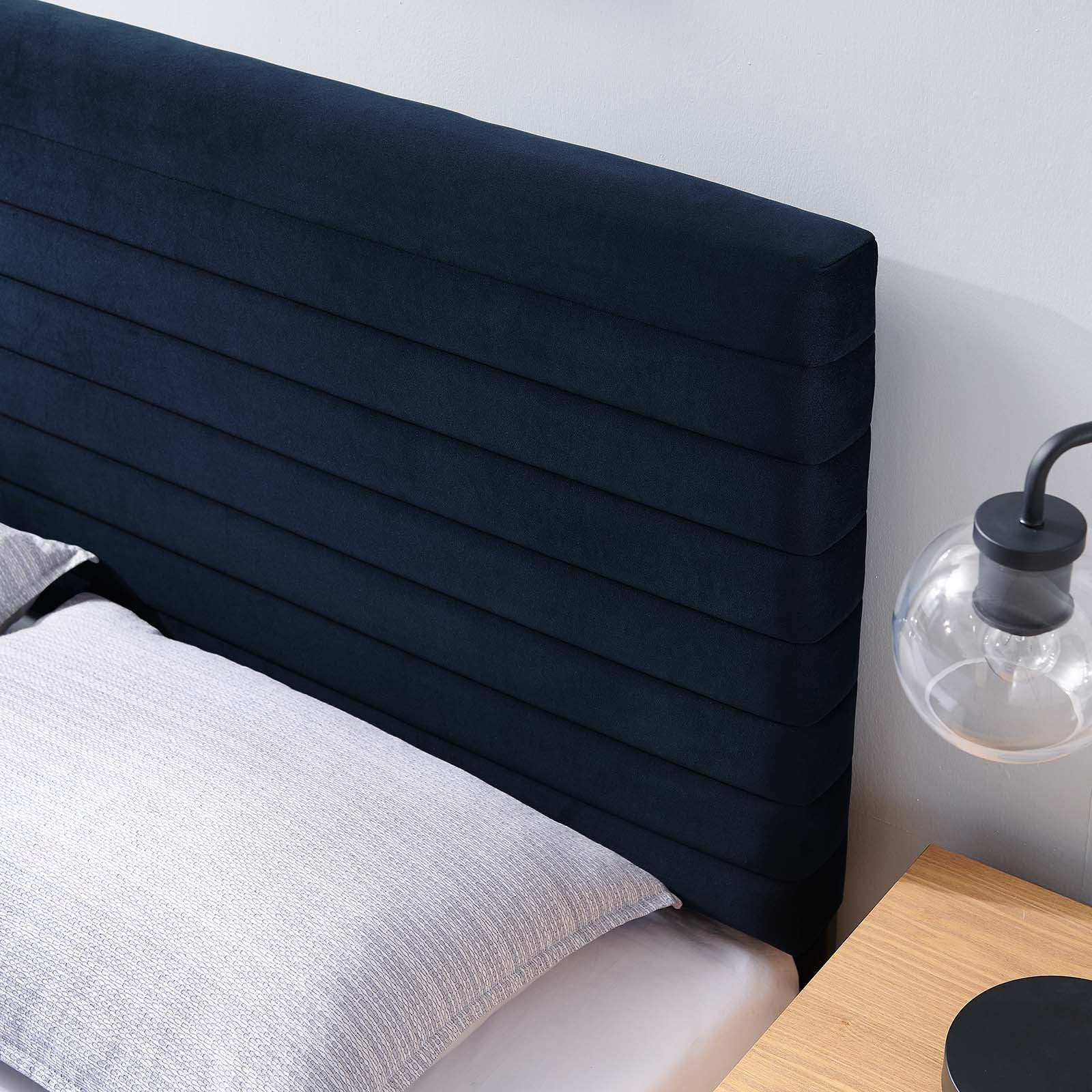 Modway Headboards - Tranquil Twin Headboard Midnight Blue