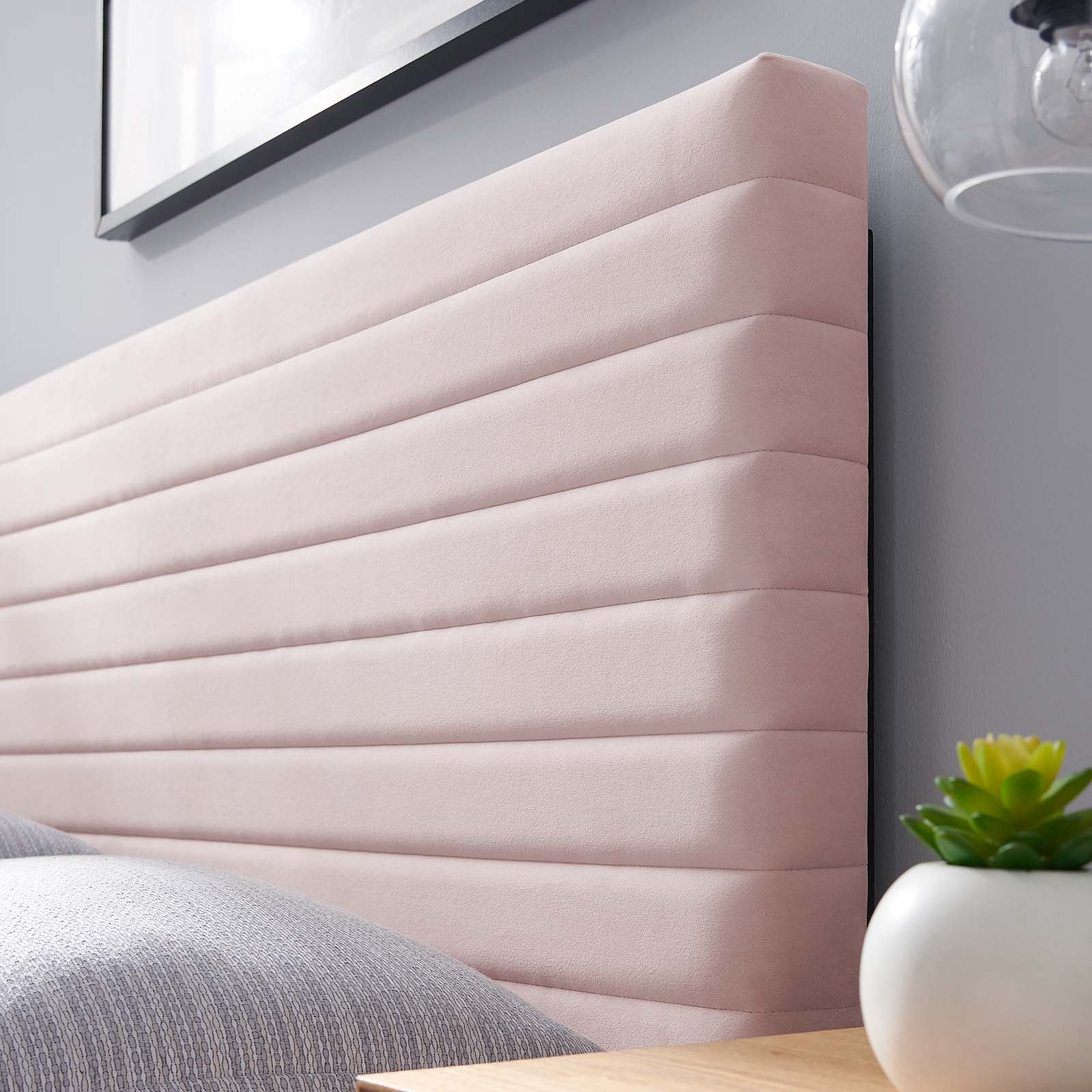Modway Headboards - Tranquil Full/Queen Headboard Pink