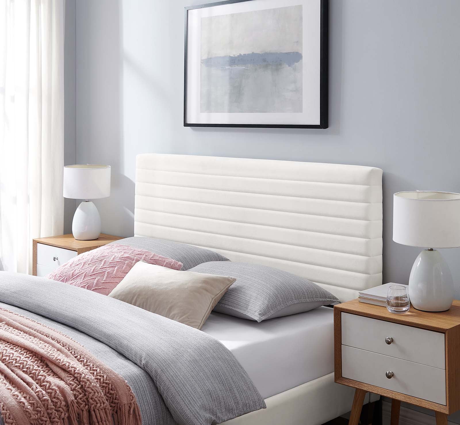 Modway Headboards - Tranquil Full/Queen Headboard White