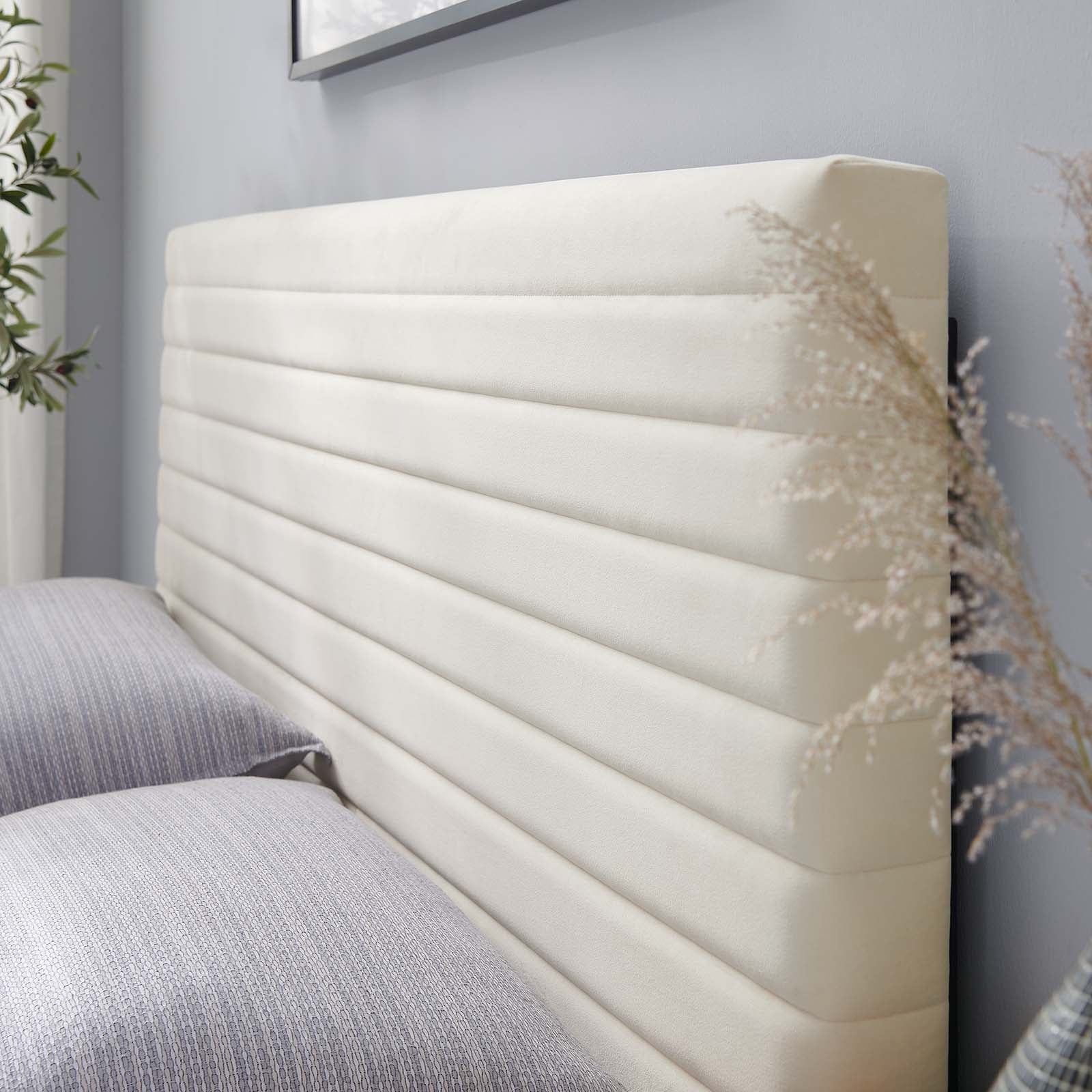 Modway Headboards - Tranquil King/California King Headboard Ivory