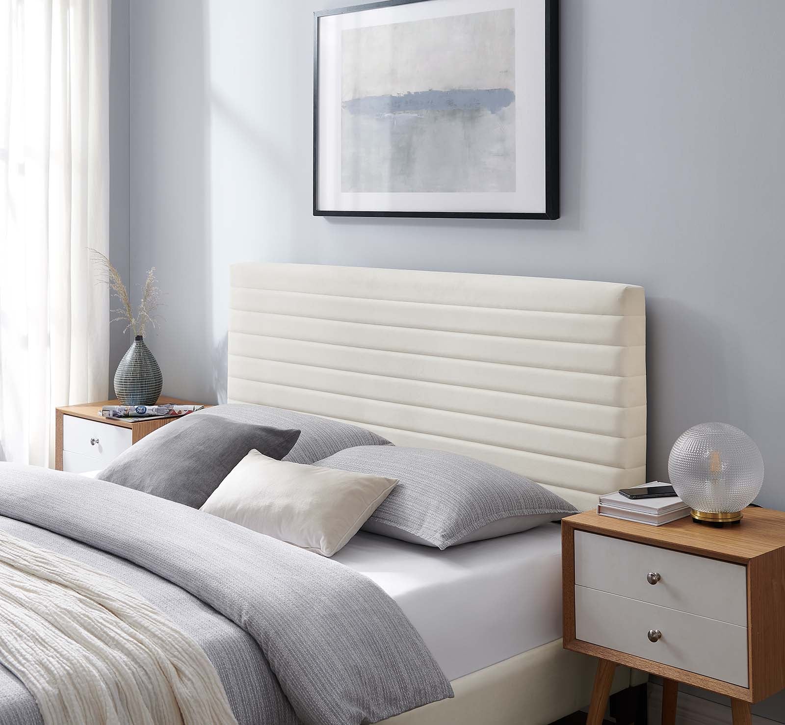 Modway Headboards - Tranquil King/California King Headboard Ivory