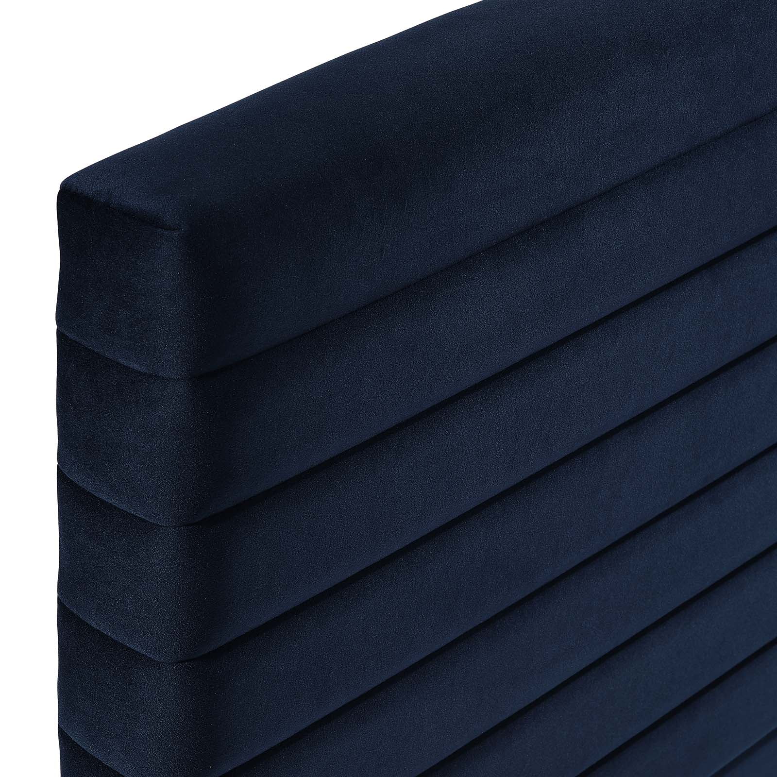 Modway Headboards - Tranquil King/California King Headboard Midnight Blue