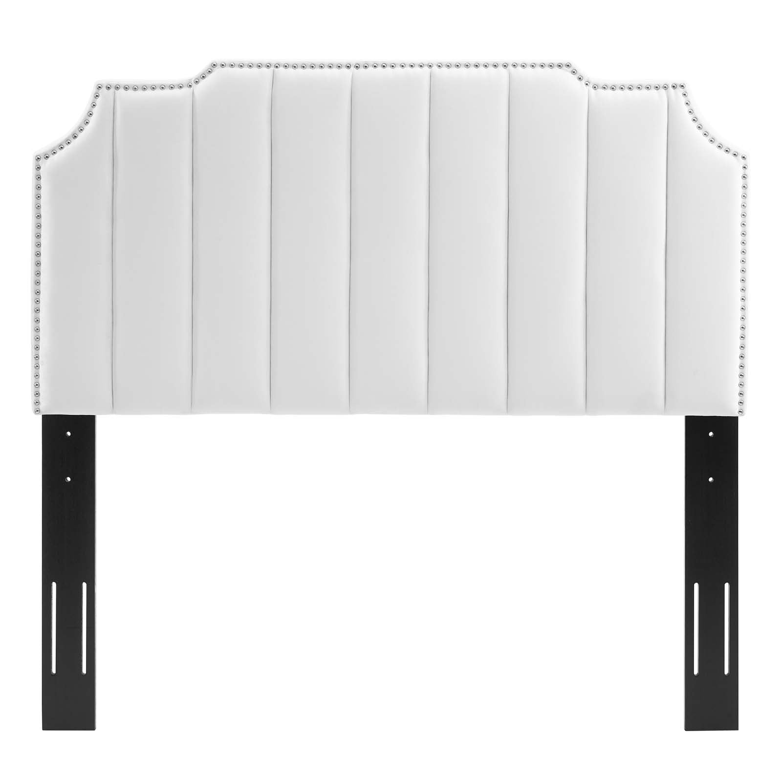 Modway Beds - Colette King Performance Velvet Platform Bed White