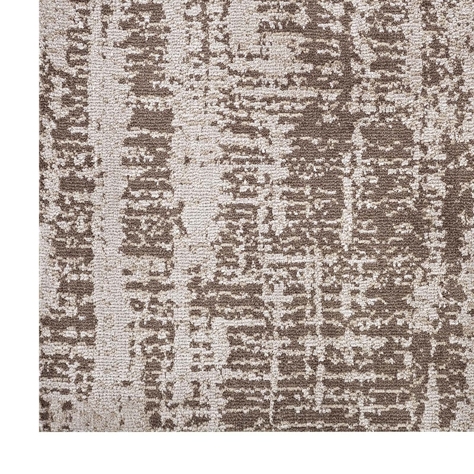 Modway Indoor Rugs - Darja Distressed Rustic Modern 8x10 Area Rug Light & Dark Tan