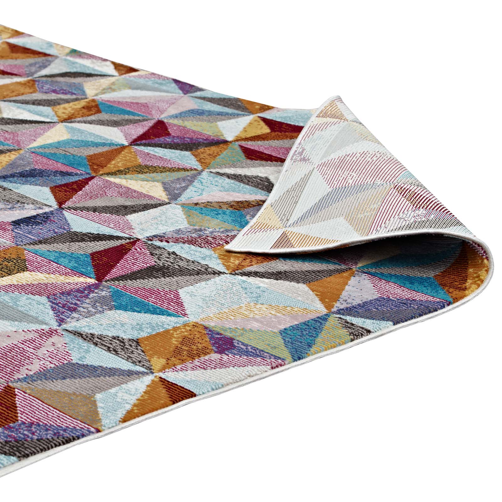 Modway Indoor Rugs - Arisa Geometric Hexagon Mosaic 5x8 Area Rug Multicolored