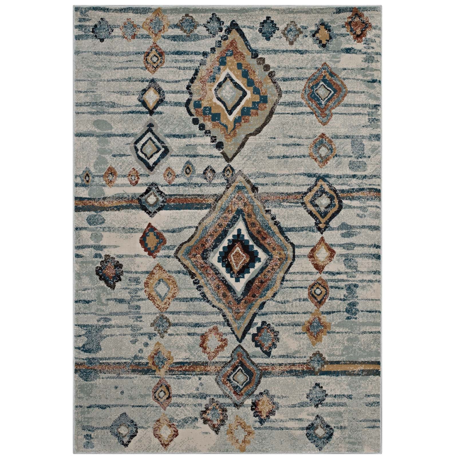 Modway Indoor Rugs - Jenica 8' x 10' Area Rug Multicolored