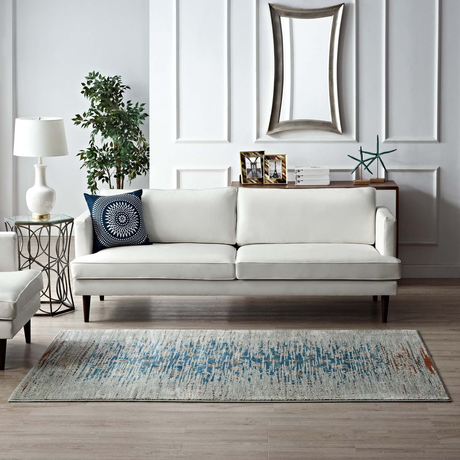Modway Indoor Rugs - Hesper 8' x 10' Area Rug Multicolored