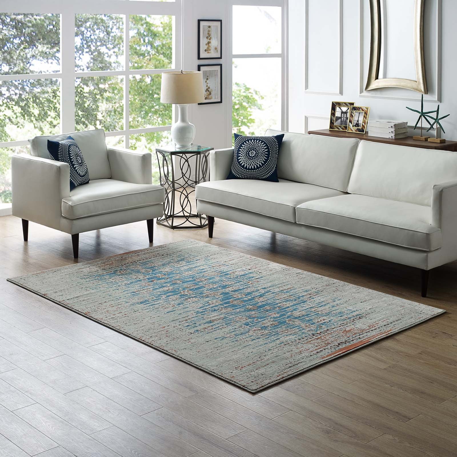 Modway Indoor Rugs - Hesper 8' x 10' Area Rug Multicolored
