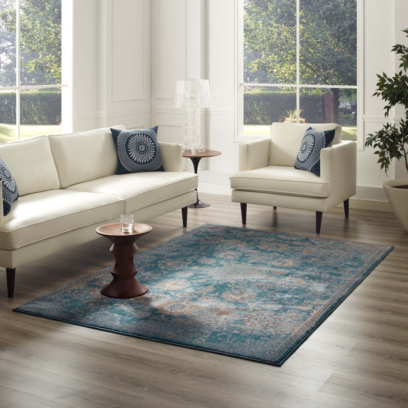 Modway Indoor Rugs - Cynara 8' x 10' Area Rug Multicolored