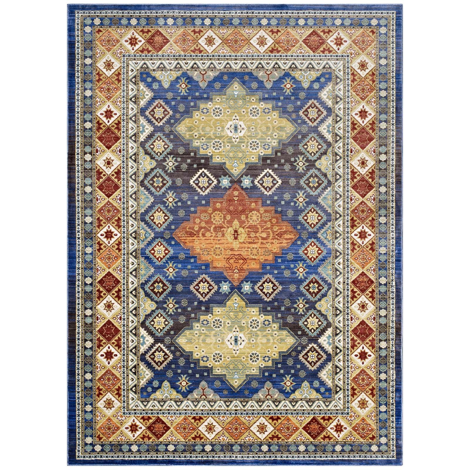 Modway Indoor Rugs - Atzi 8x10 Area Rug Multicolored