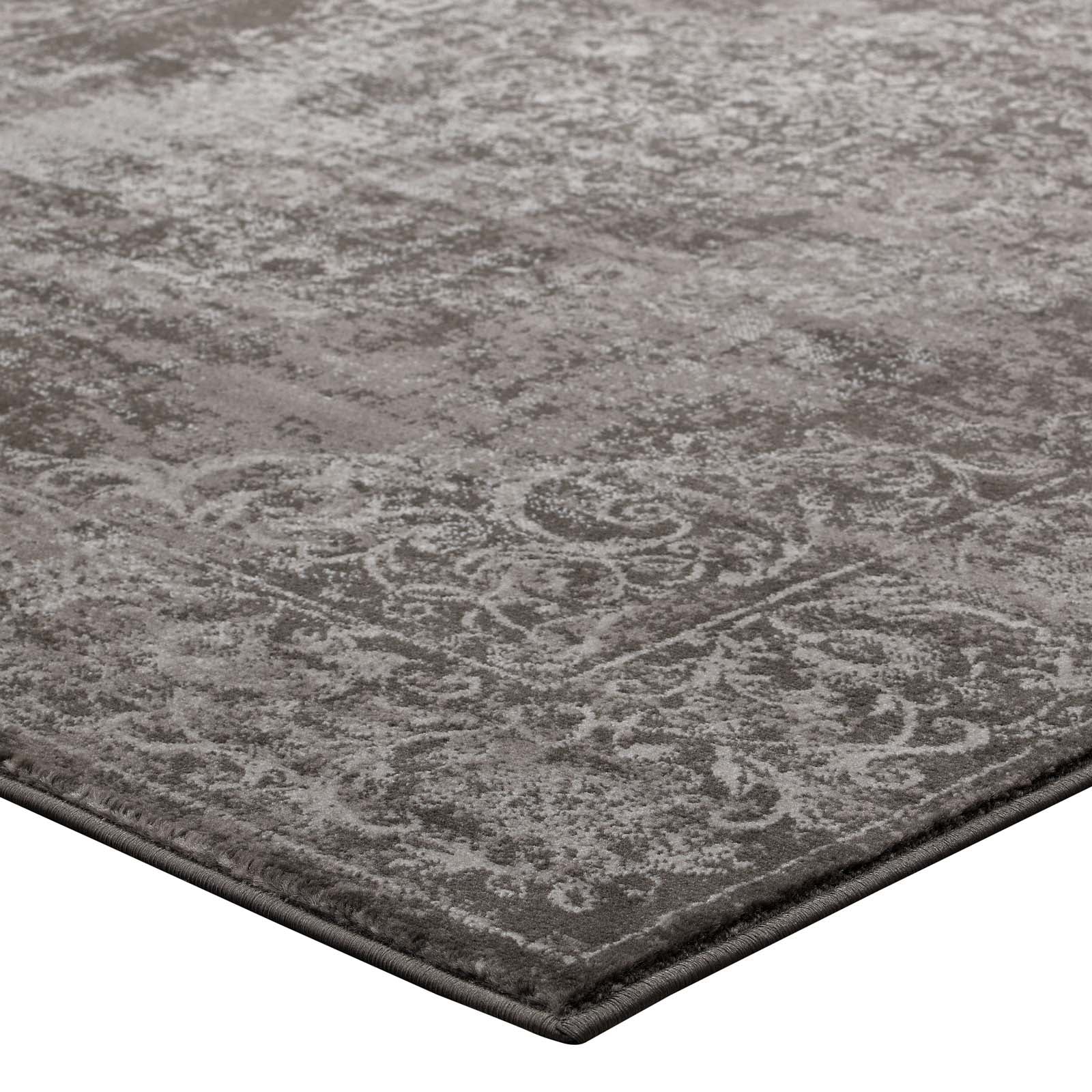 Modway Indoor Rugs - Gamela 5' x 8' Area Rug Antique Light & Dark Brown