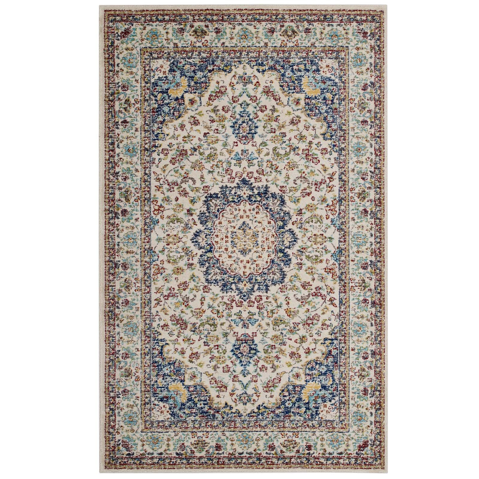 Modway Indoor Rugs - Meryam 5' x 8' Area Rug Multicolored