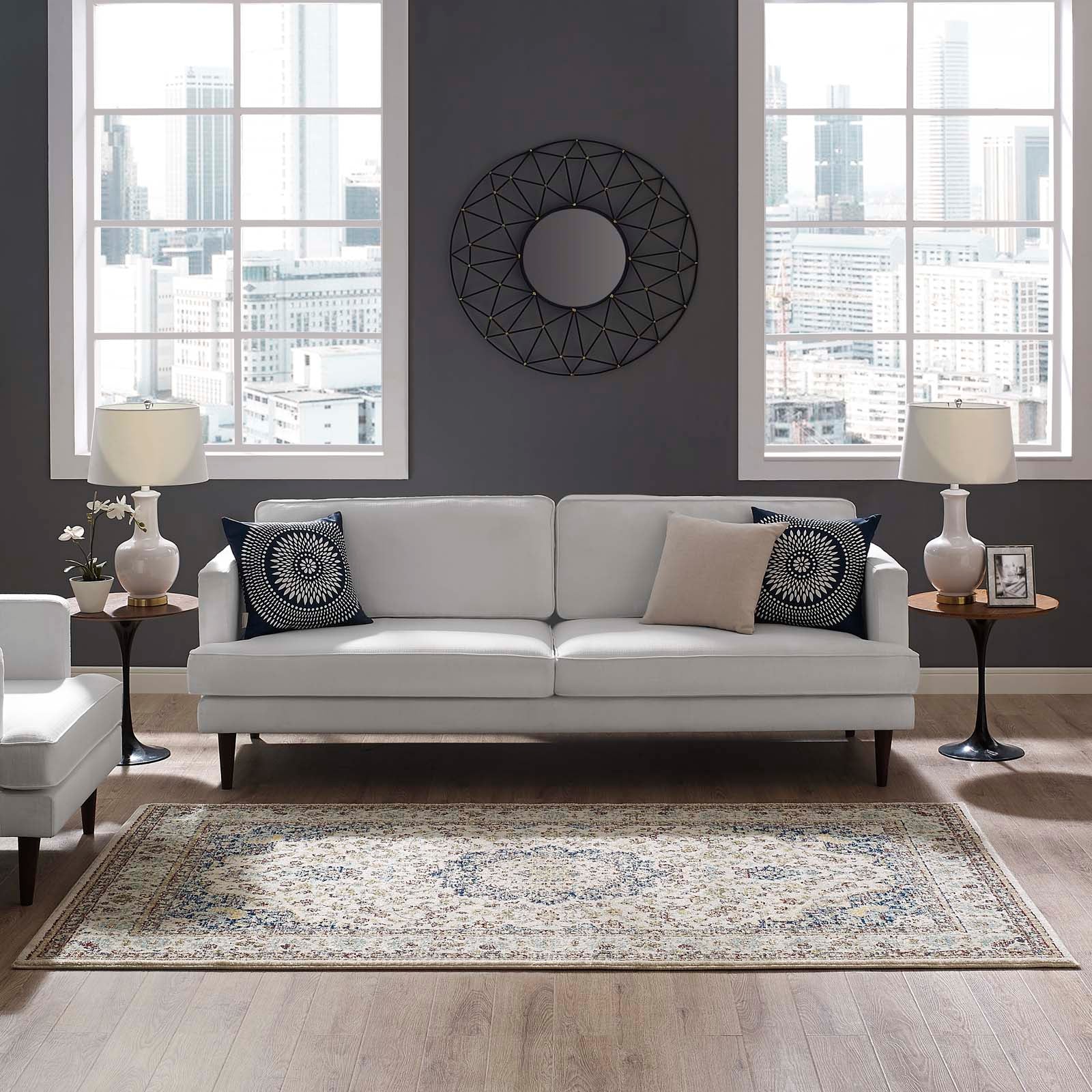 Modway Indoor Rugs - Meryam 5' x 8' Area Rug Multicolored