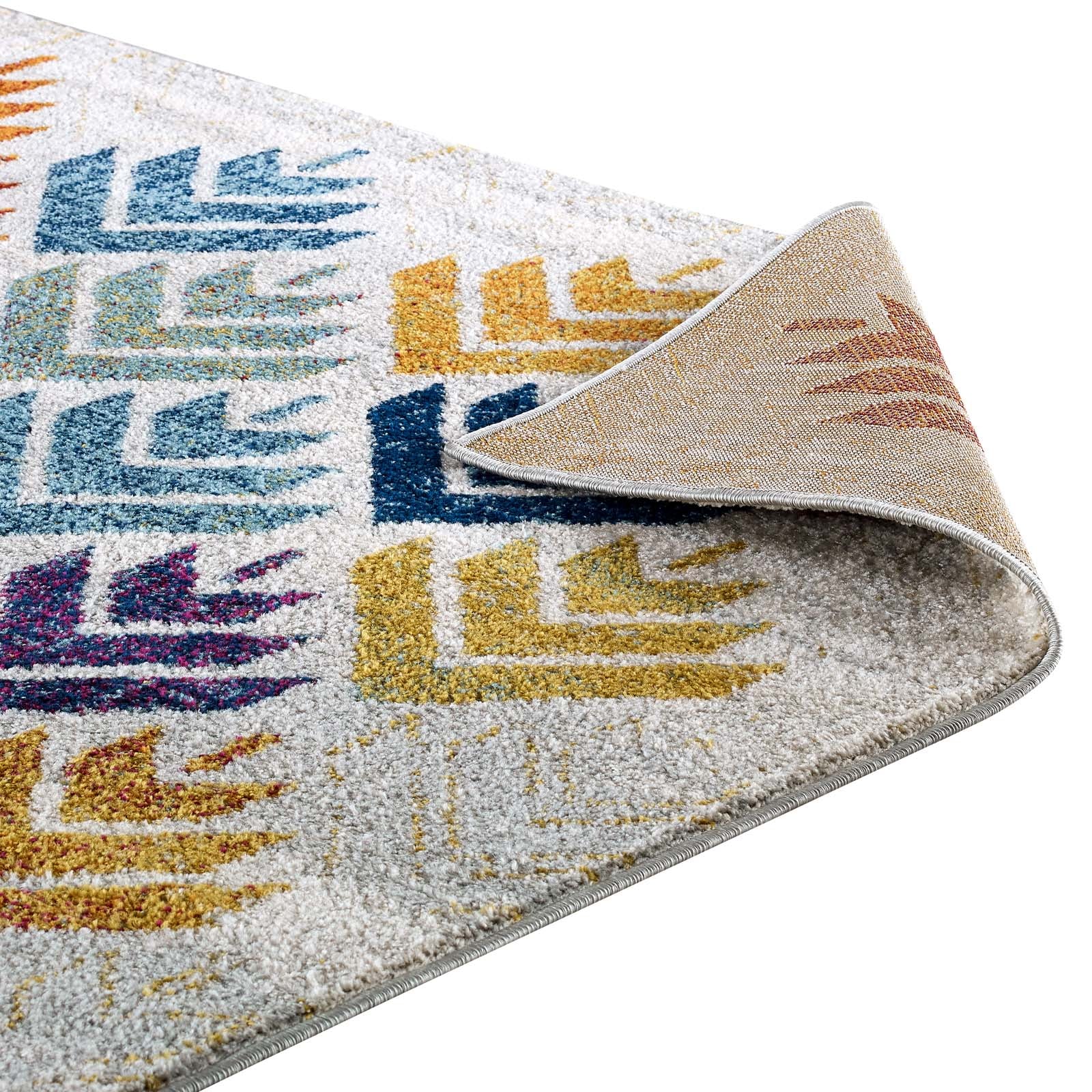 Modway Indoor Rugs - Entourage Florin Abstract Floral 5' x 8' Area Rug Multicolor