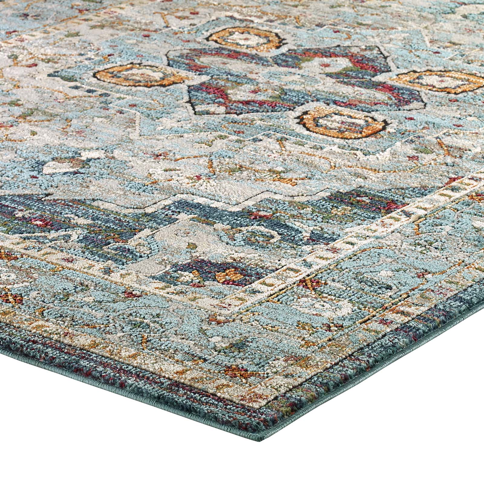 Modway Indoor Rugs - Tribute Diantha Vintage Floral 5' x 8' Area Rug Multicolor