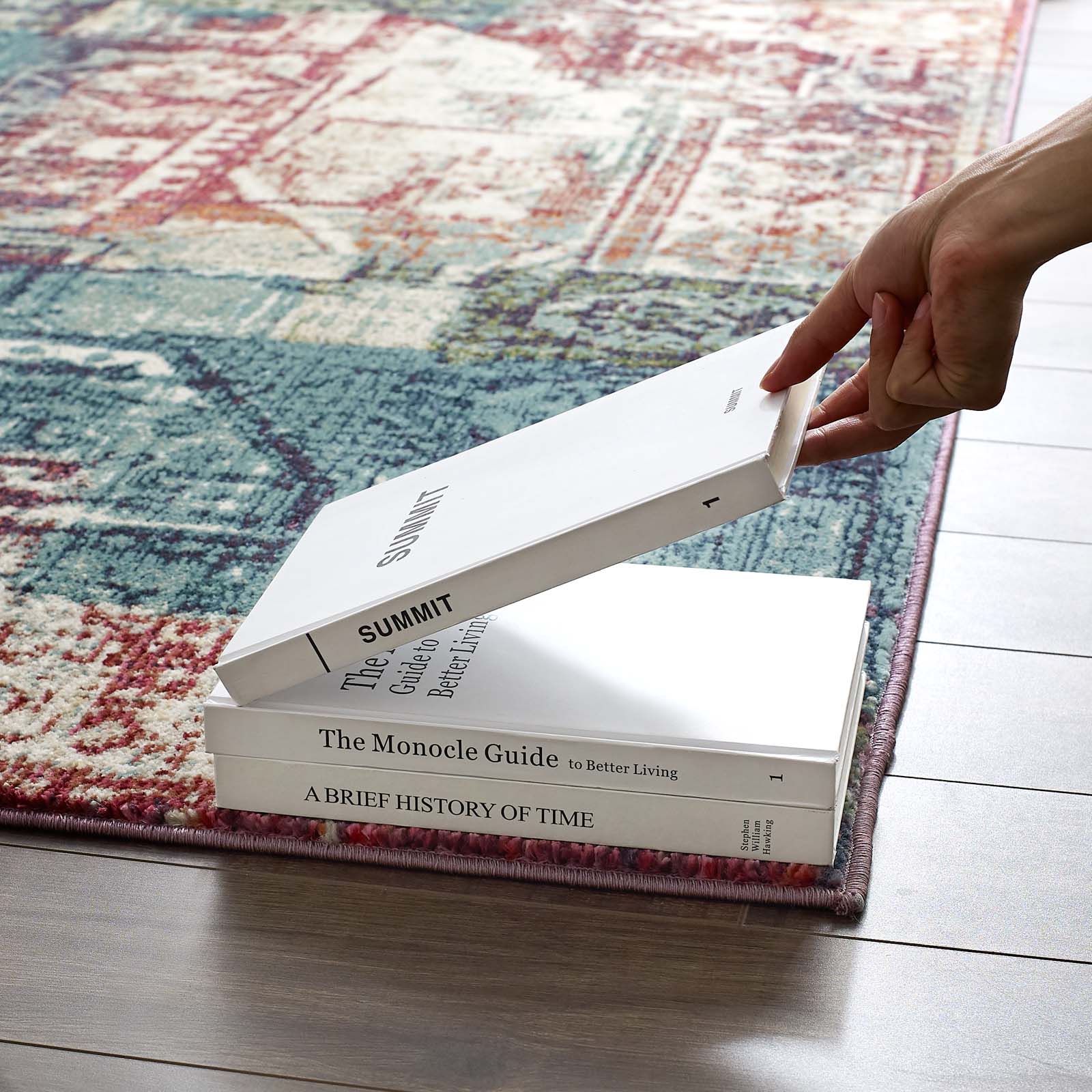 Modway Indoor Rugs - Tribute Elowen Contemporary Modern Vintage Mosaic 5x8 Area Rug Multicolored