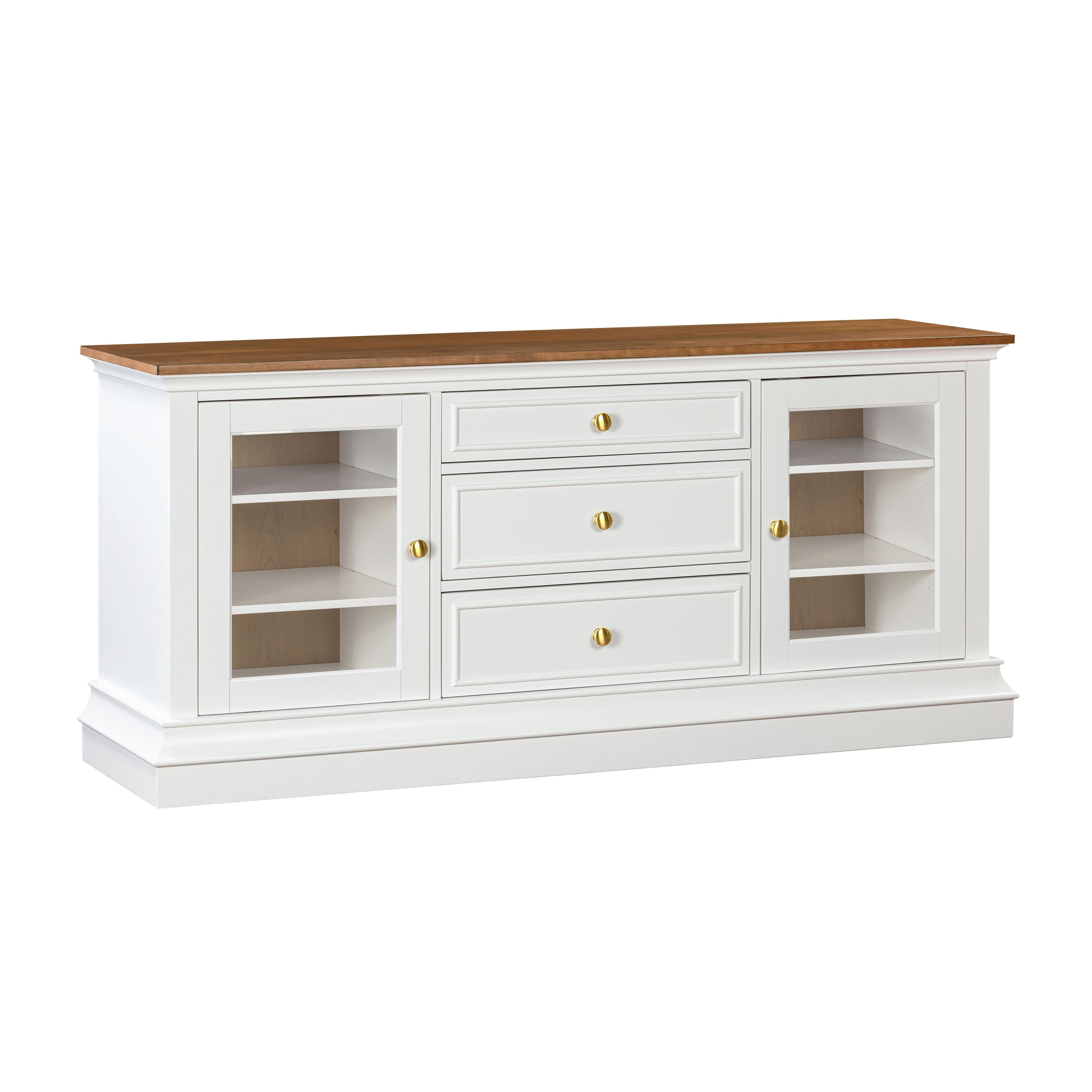 Tov Furniture Entertainment Centers - Hudson White Entertainment Console