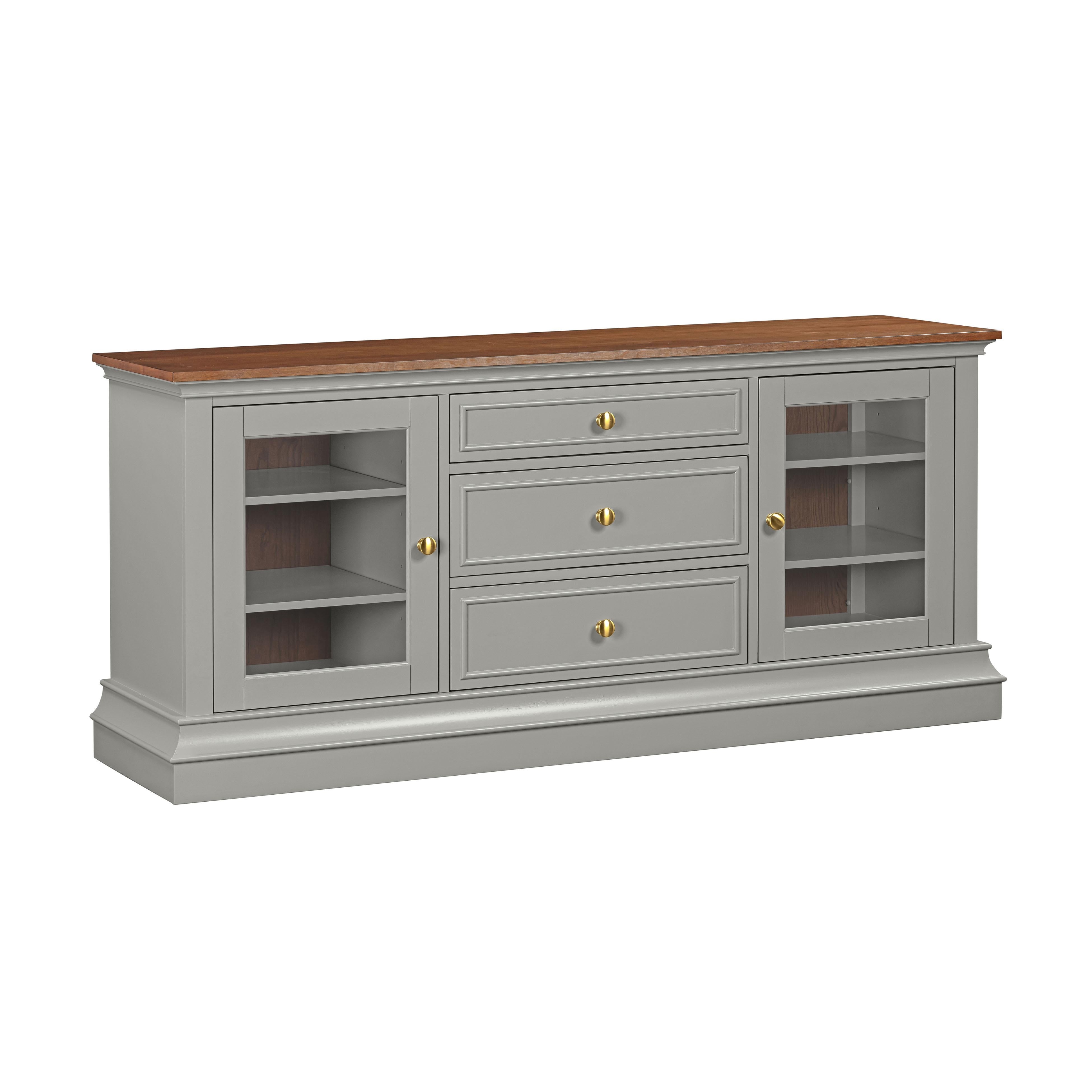 Tov Furniture Entertainment Centers - Hudson Gray Entertainment Console