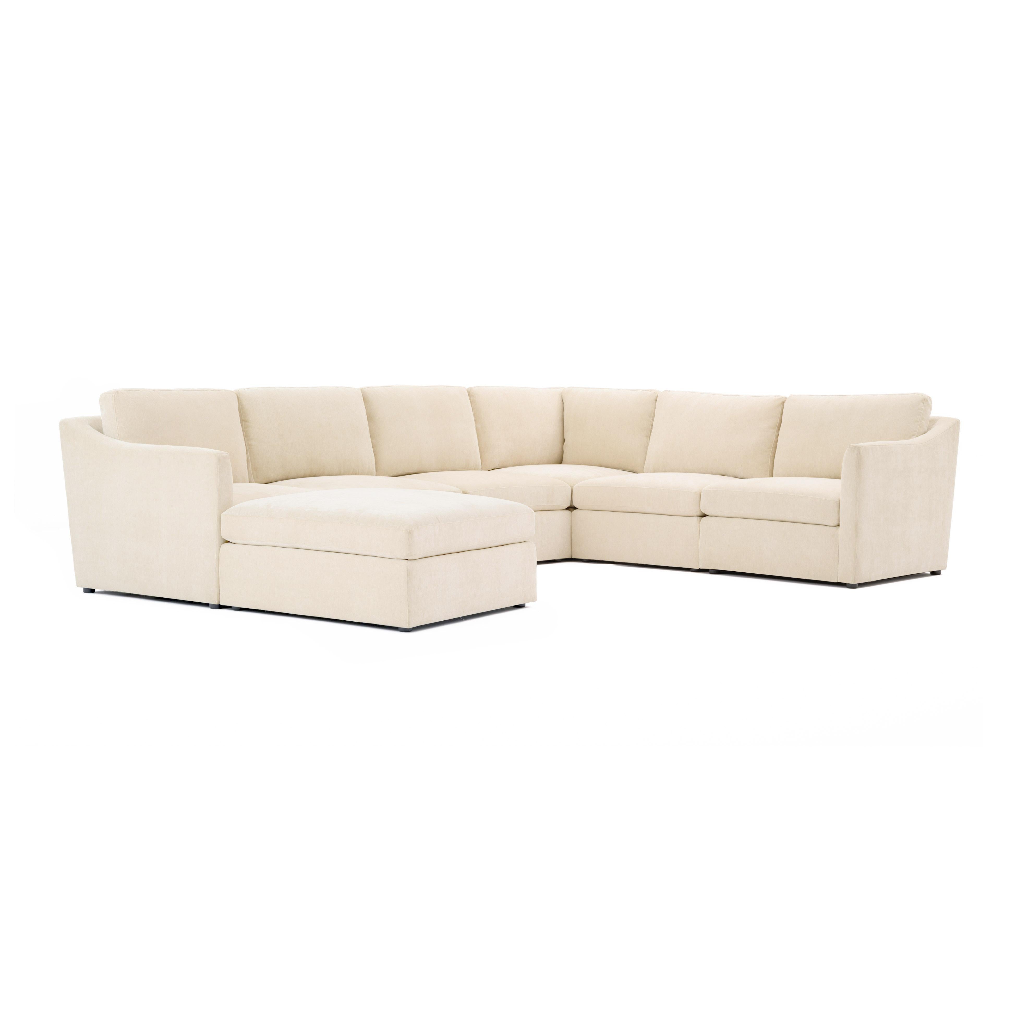 Tov Furniture Sectionals - Aiden Beige Modular Large Chaise Sectional