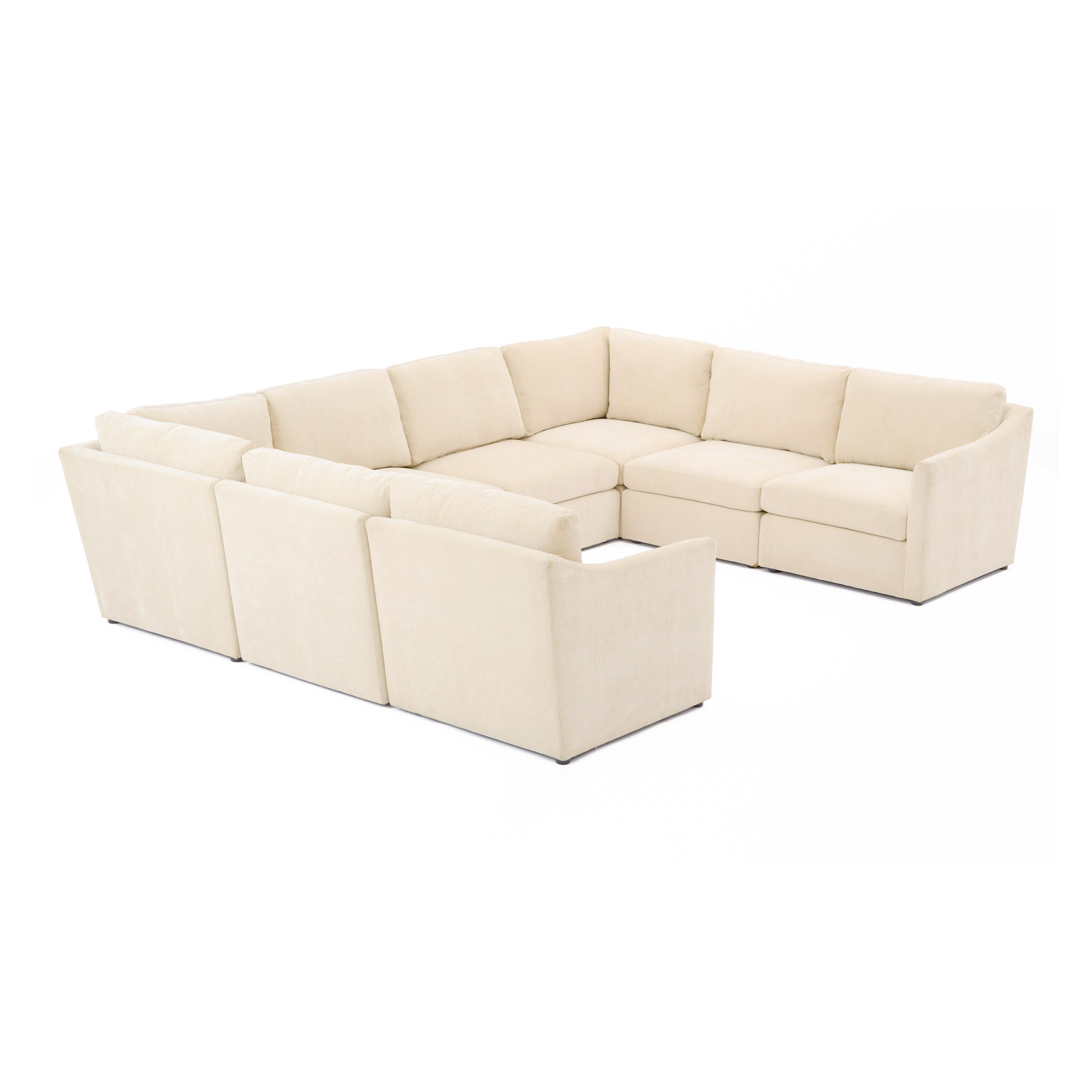 Tov Furniture Sectionals - Aiden Beige Modular U Sectional