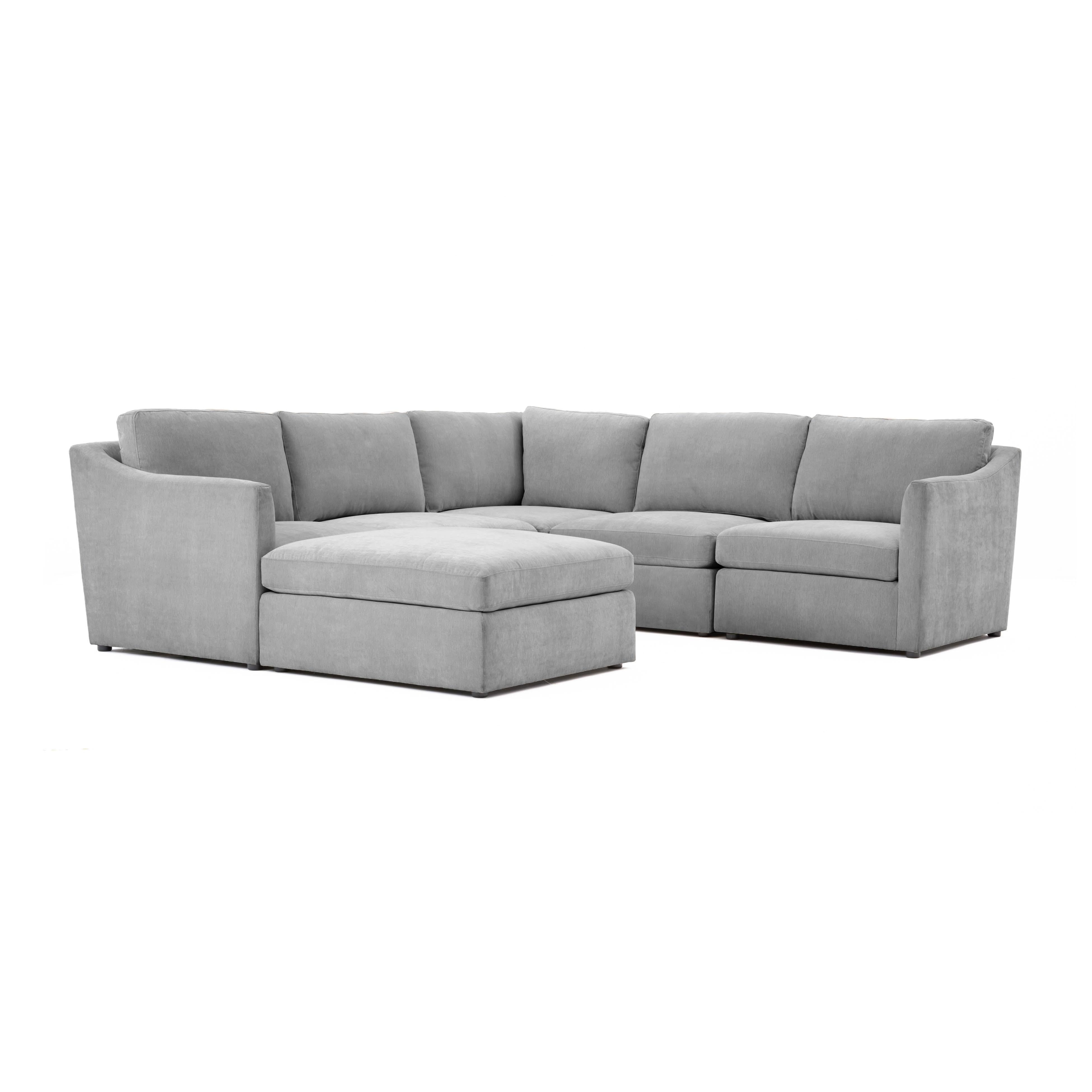 Tov Furniture Sectionals - Aiden Gray Modular Chaise Sectional