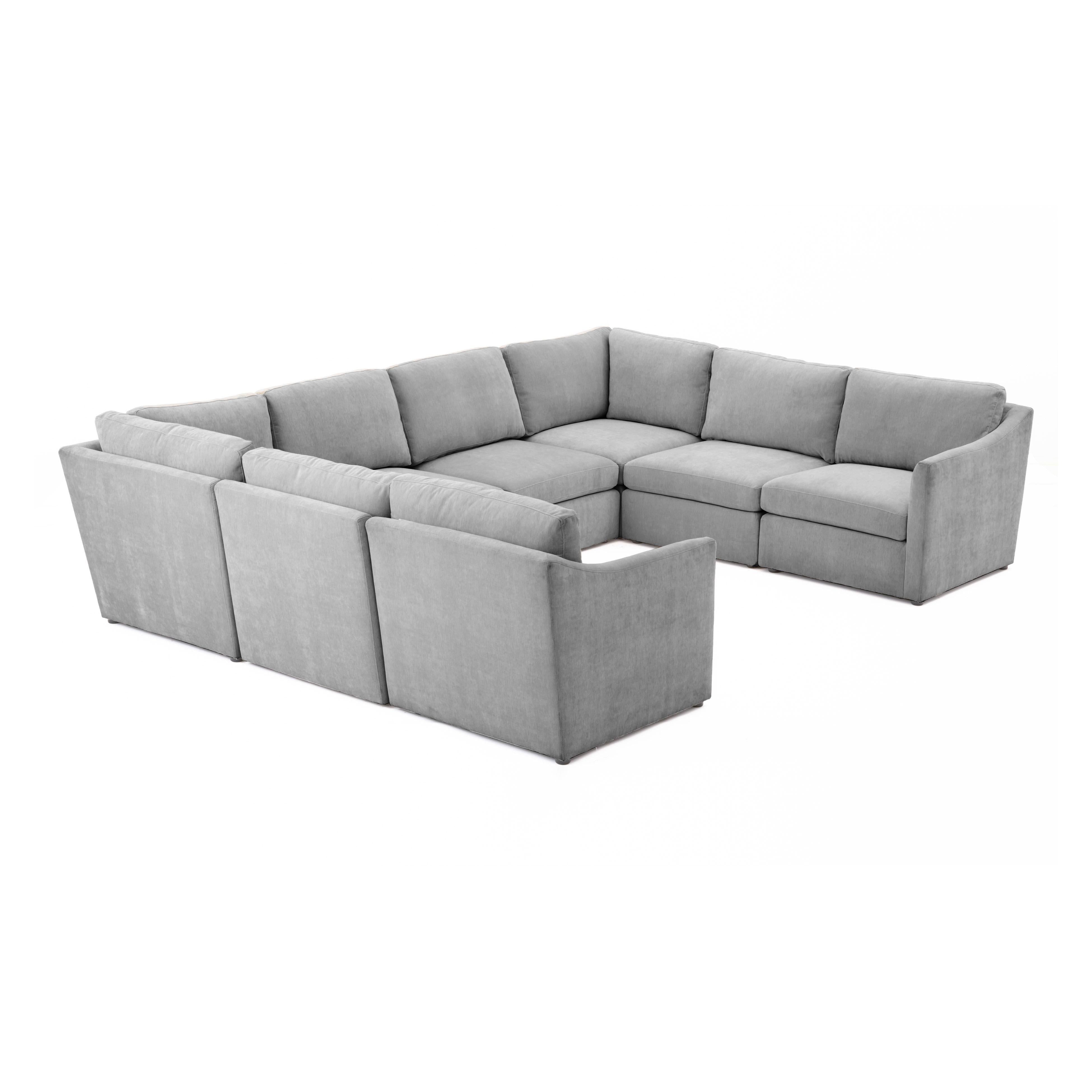 Tov Furniture Sectionals - Aiden Gray Modular U Sectional