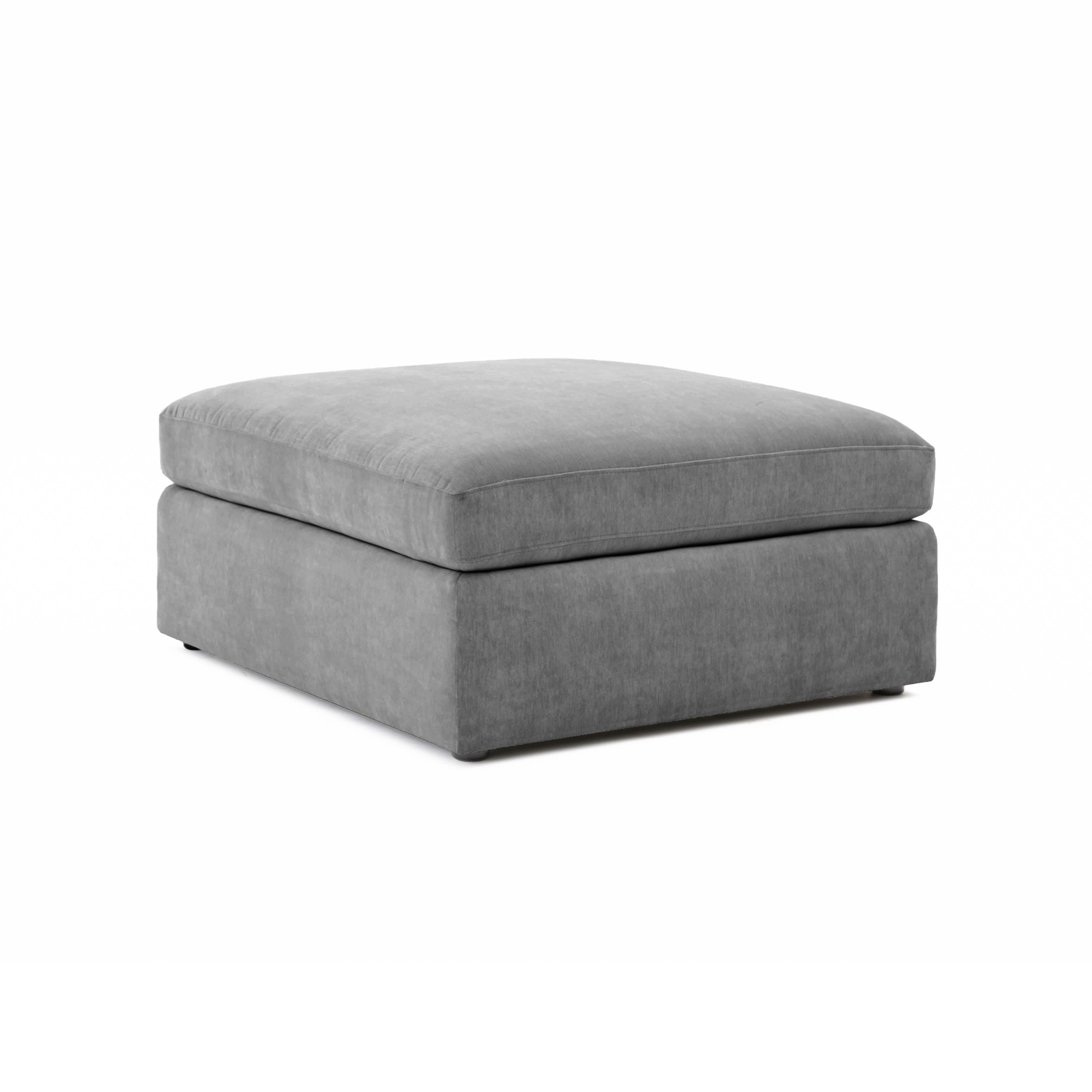 Tov Furniture Ottomans - Aiden Gray Ottoman
