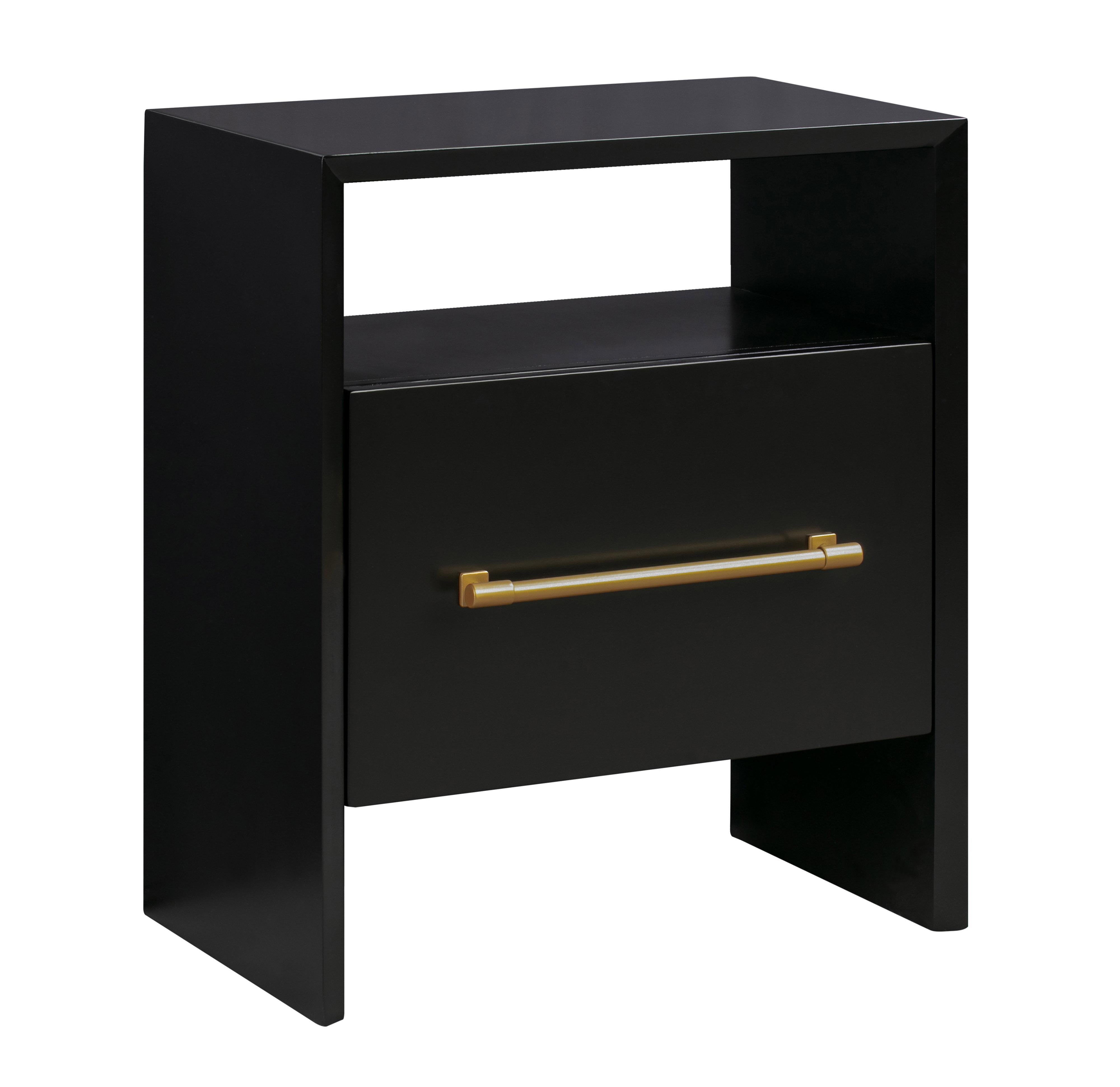 Tov Furniture Nightstands - Libre Black Nightstand