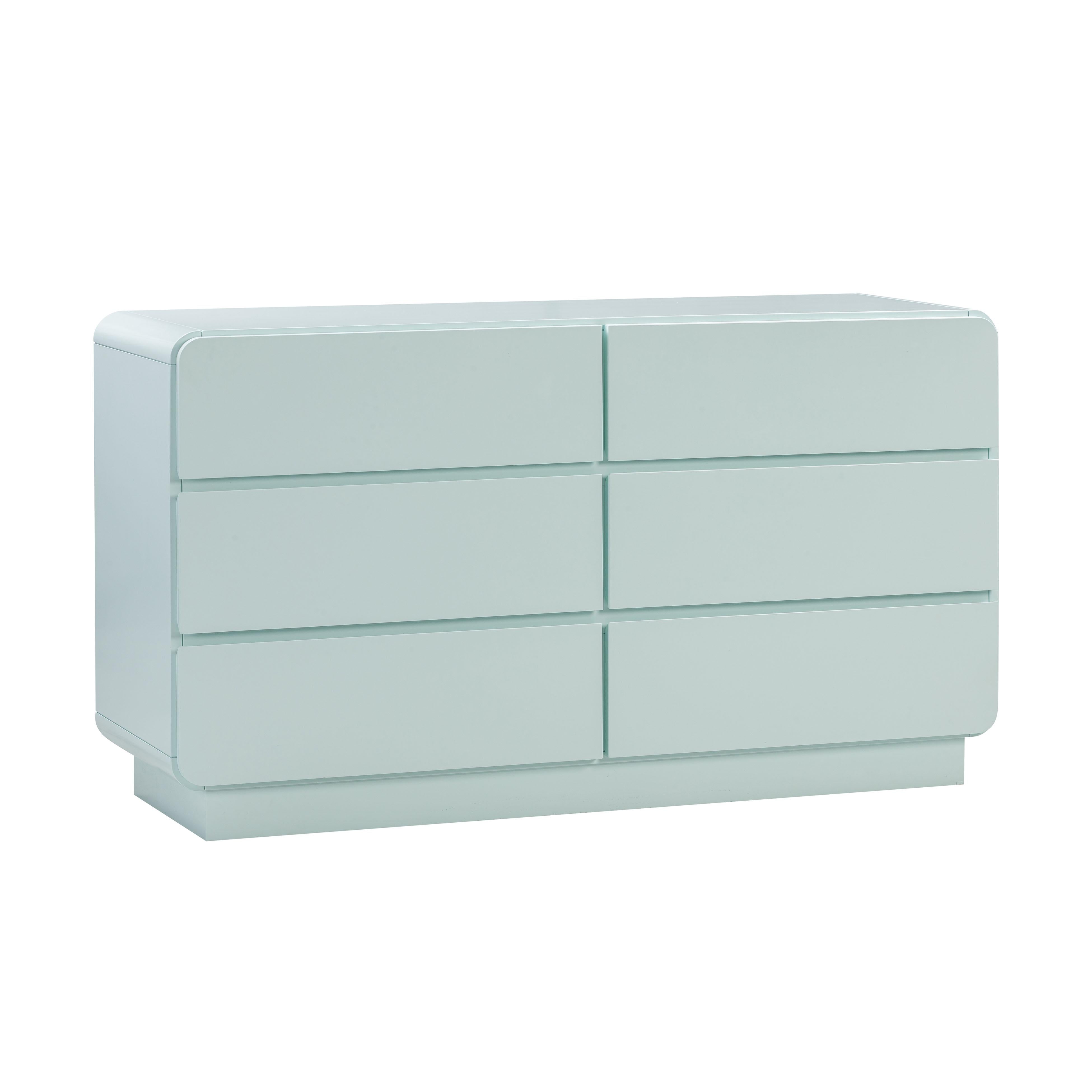 Tov Furniture Nightstands - Sagura Blue 6-Drawer Dresser