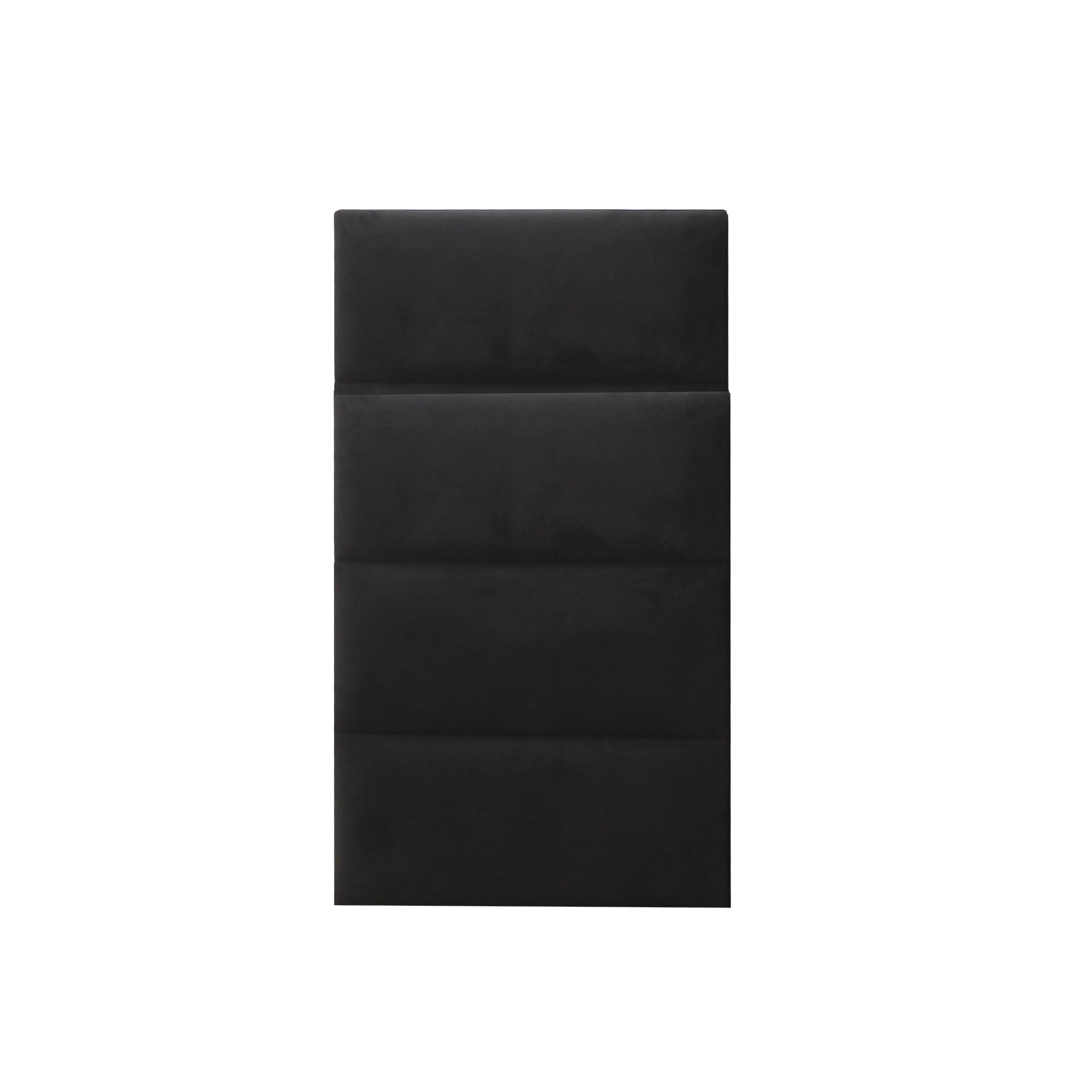 Tov Furniture Beds - Eliana Black Velvet Queen Wings (Set of 2)